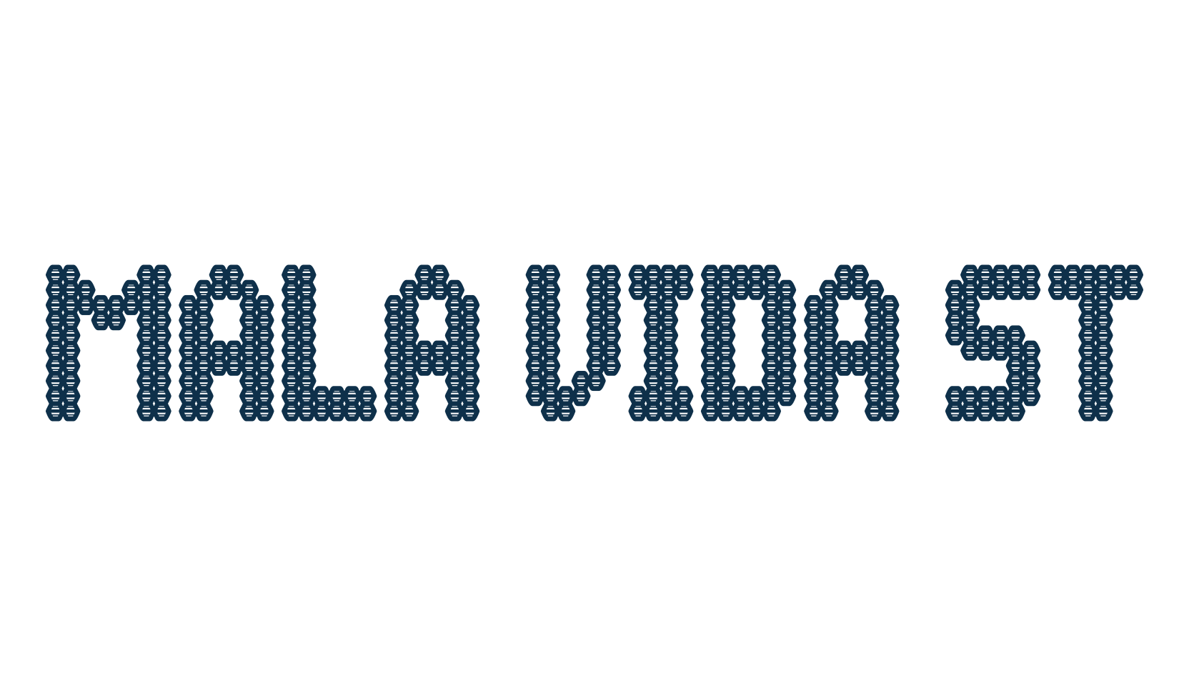 Mala Vida St, fancy decorative font preview