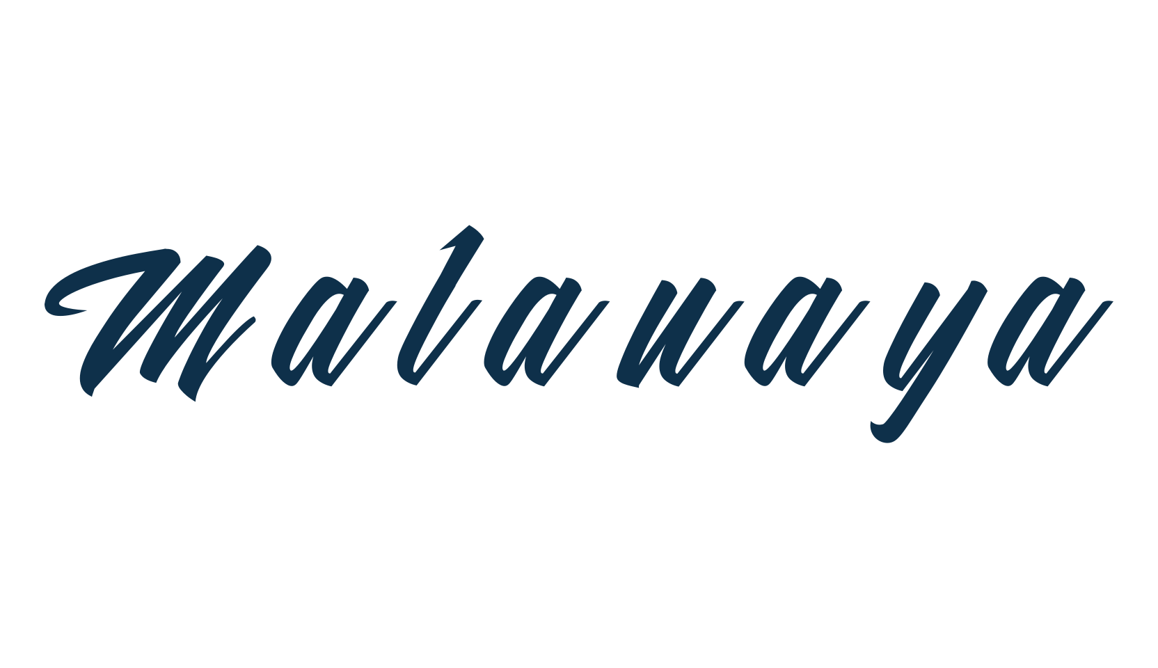 Malanaya, fancy decorative font preview