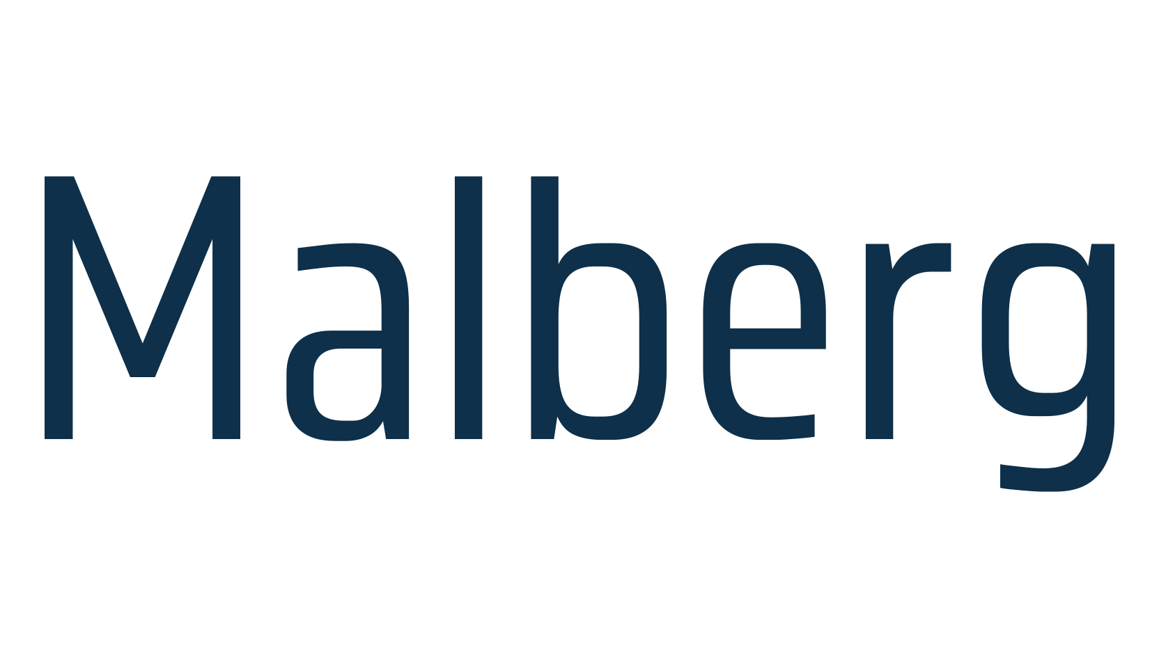 Malberg, sans serif font preview