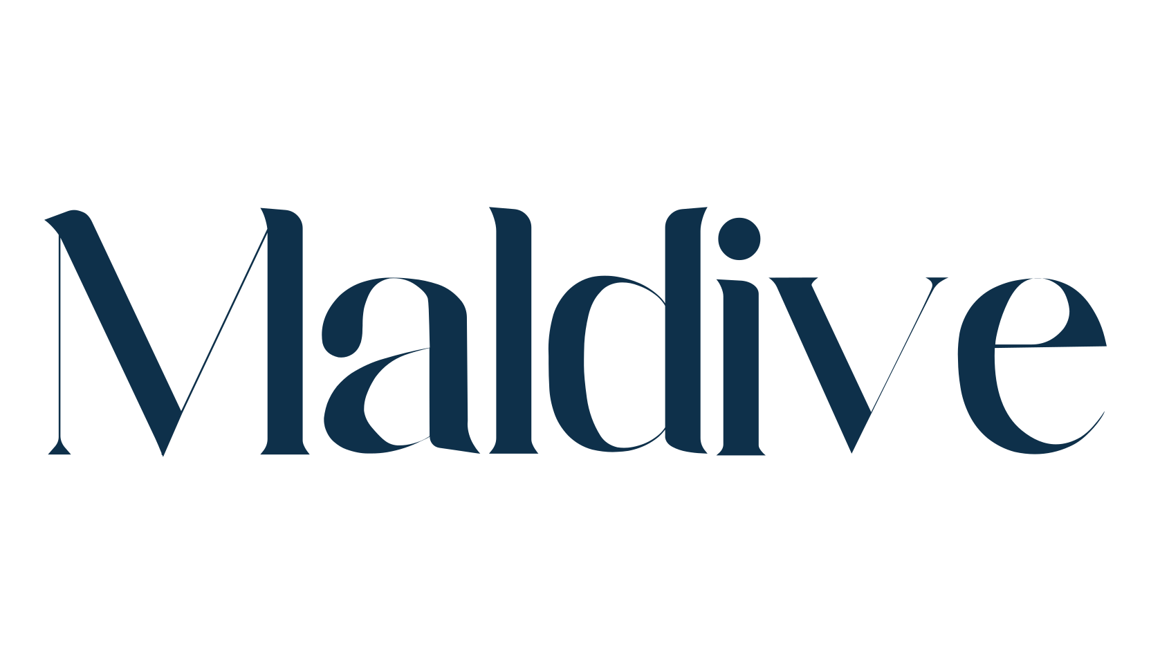 Maldive, serif font preview
