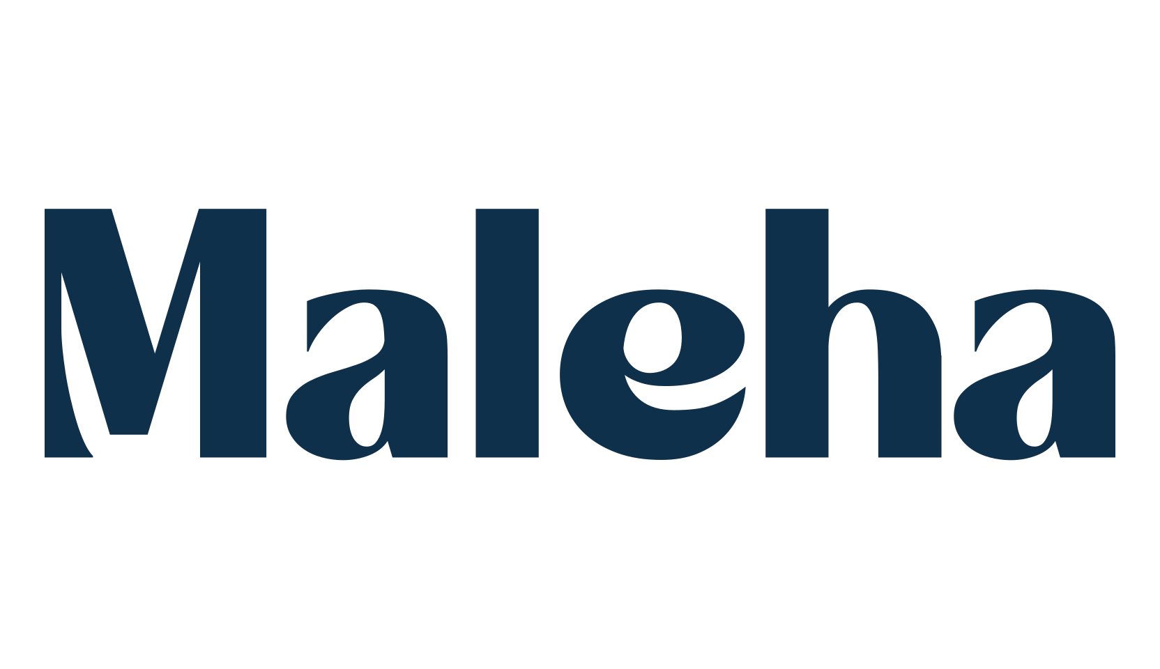 Maleha, basic sans serif font preview