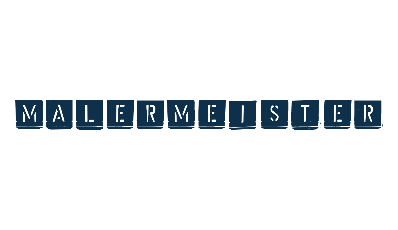 Malermeister, fancy stencil, army decorative font preview