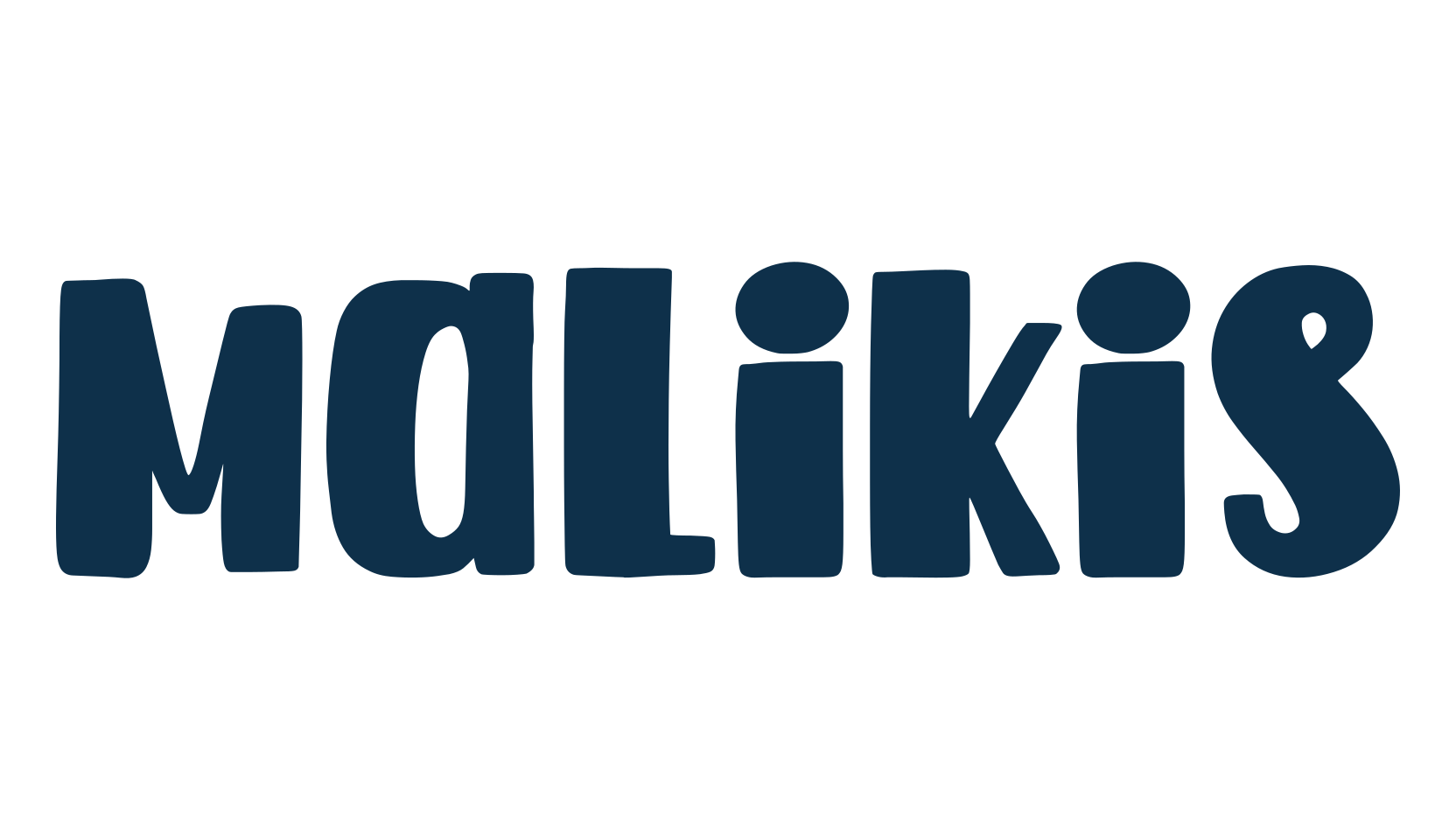 Malikis, cartoon font preview