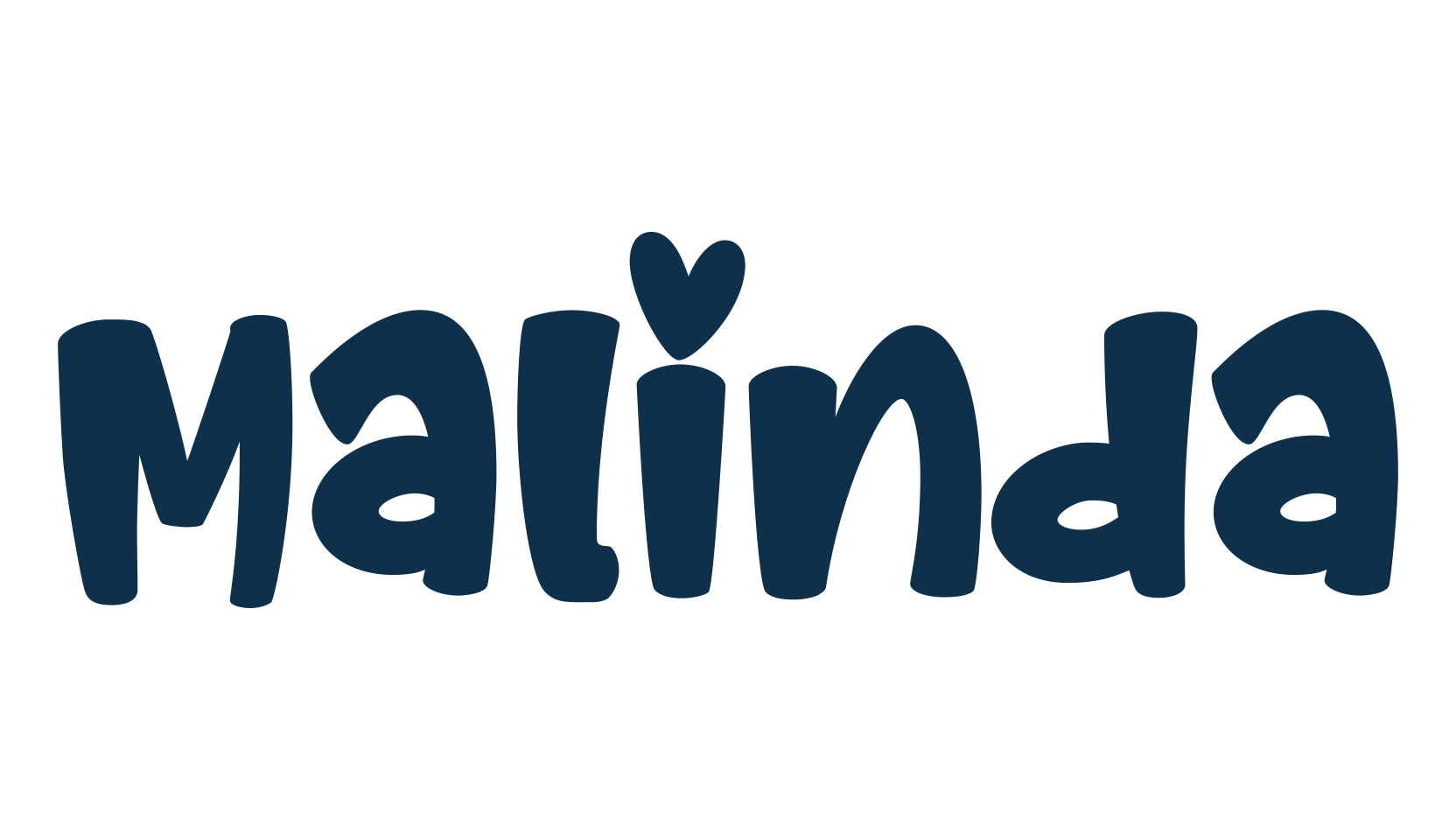Malinda, cartoon font preview