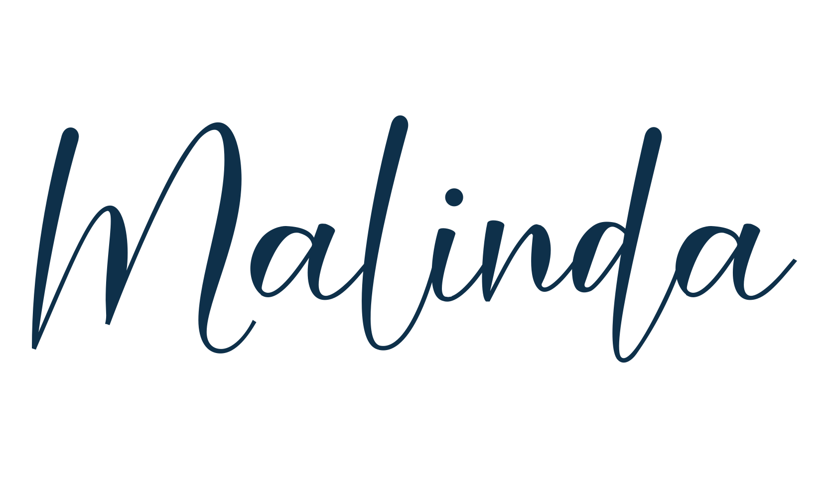 Malinda (malinda), script calligraphy fancy decorative font preview