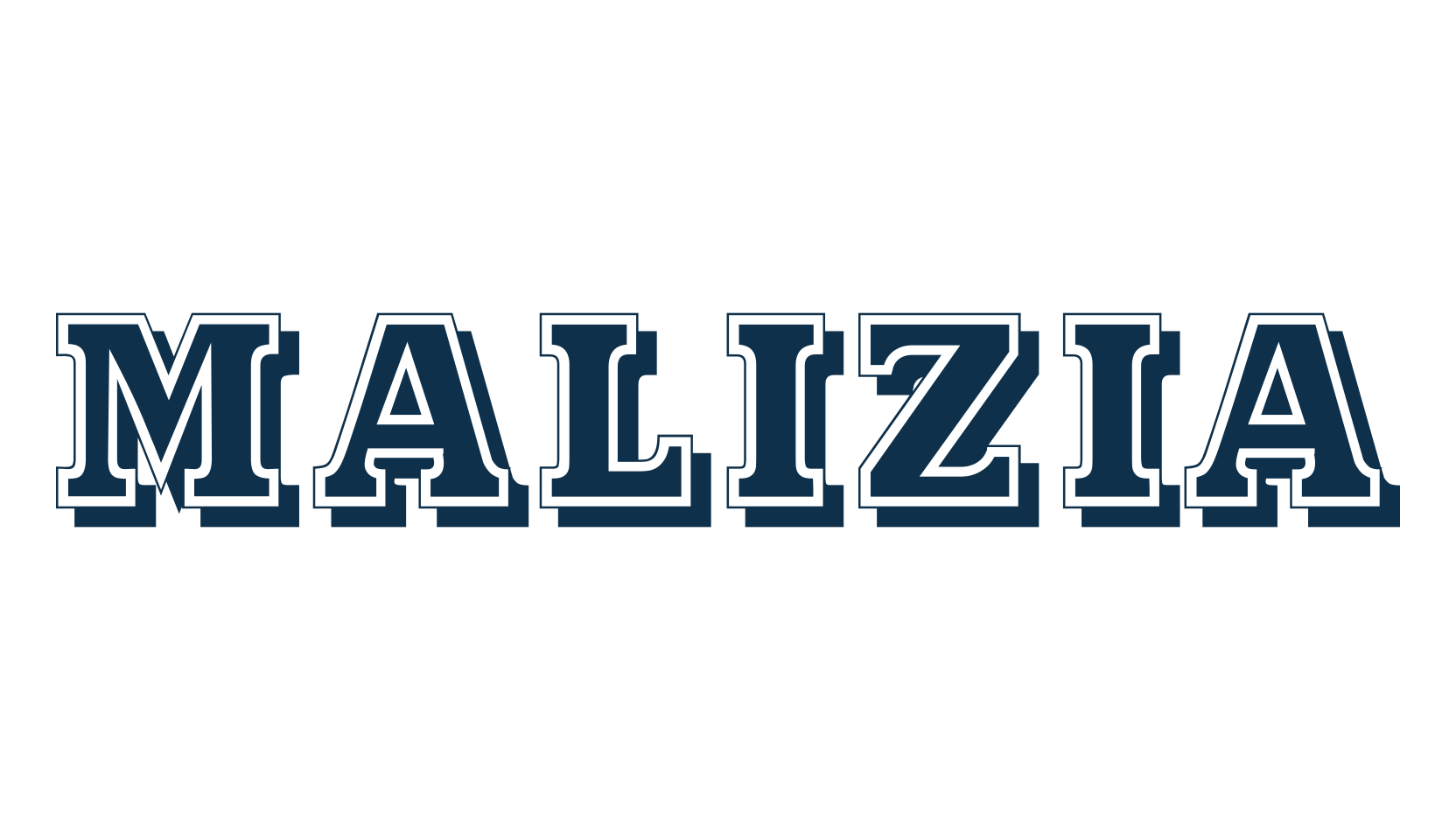 Malizia, fancy various basic font preview