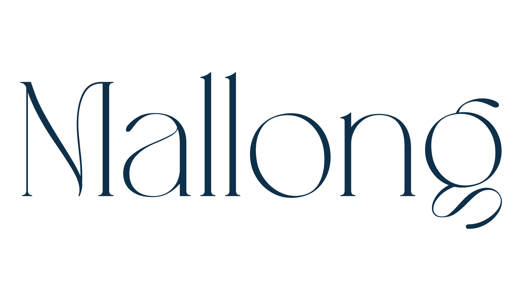 Mallong, basic serif font preview