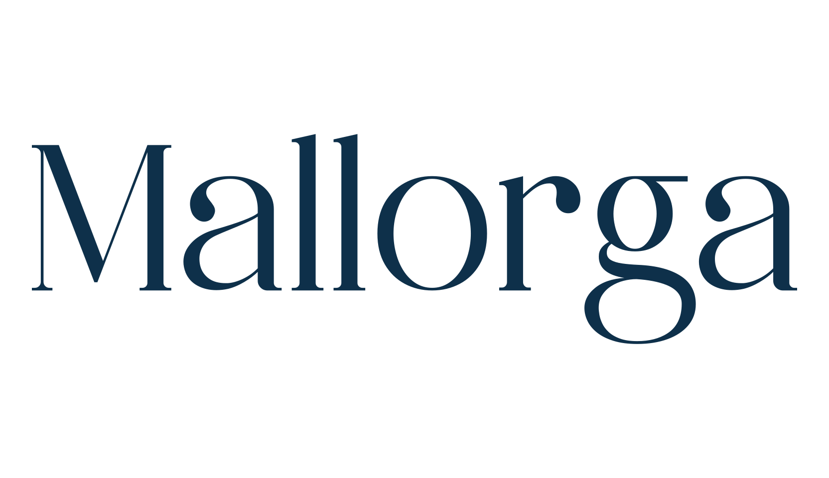 Mallorga, basic serif font preview
