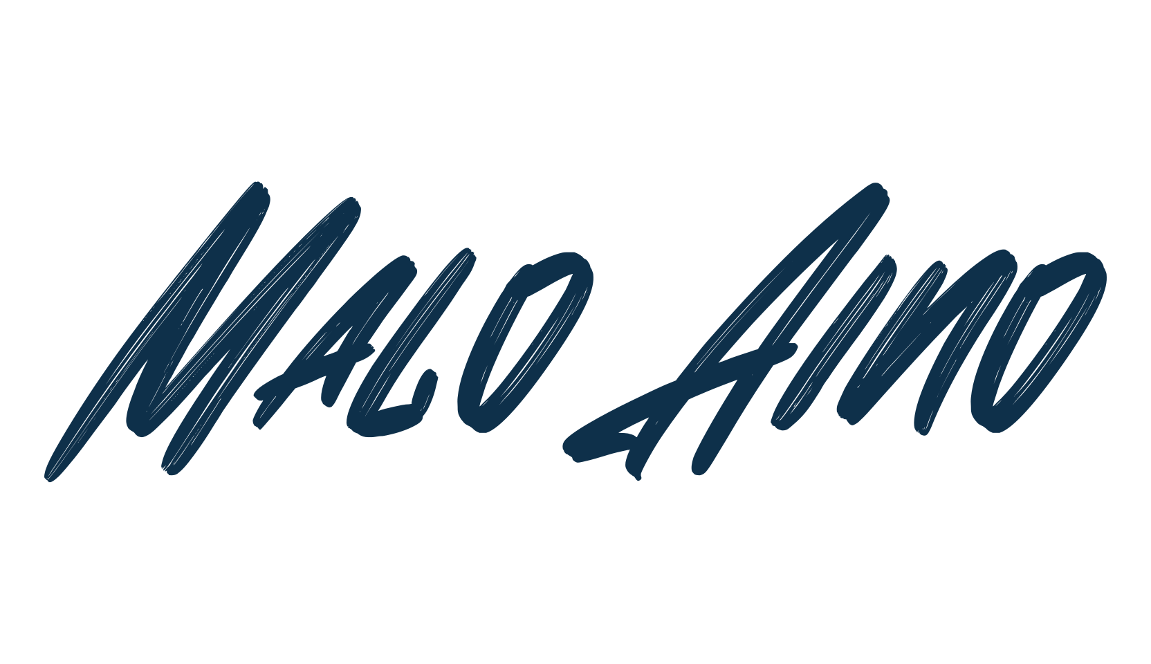 Malo Aino, script brush fancy decorative calligraphy font preview