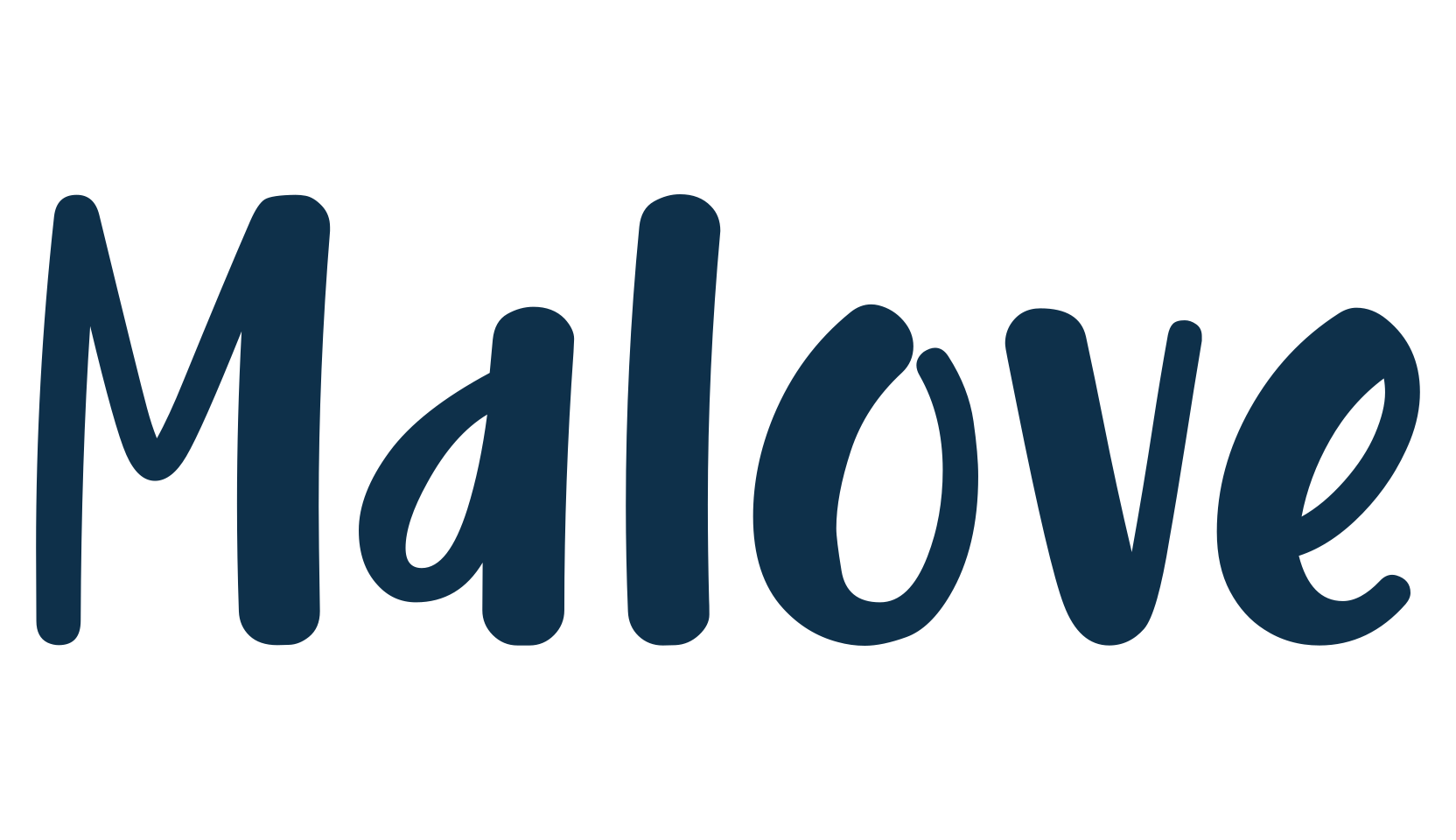 Malove, various font preview