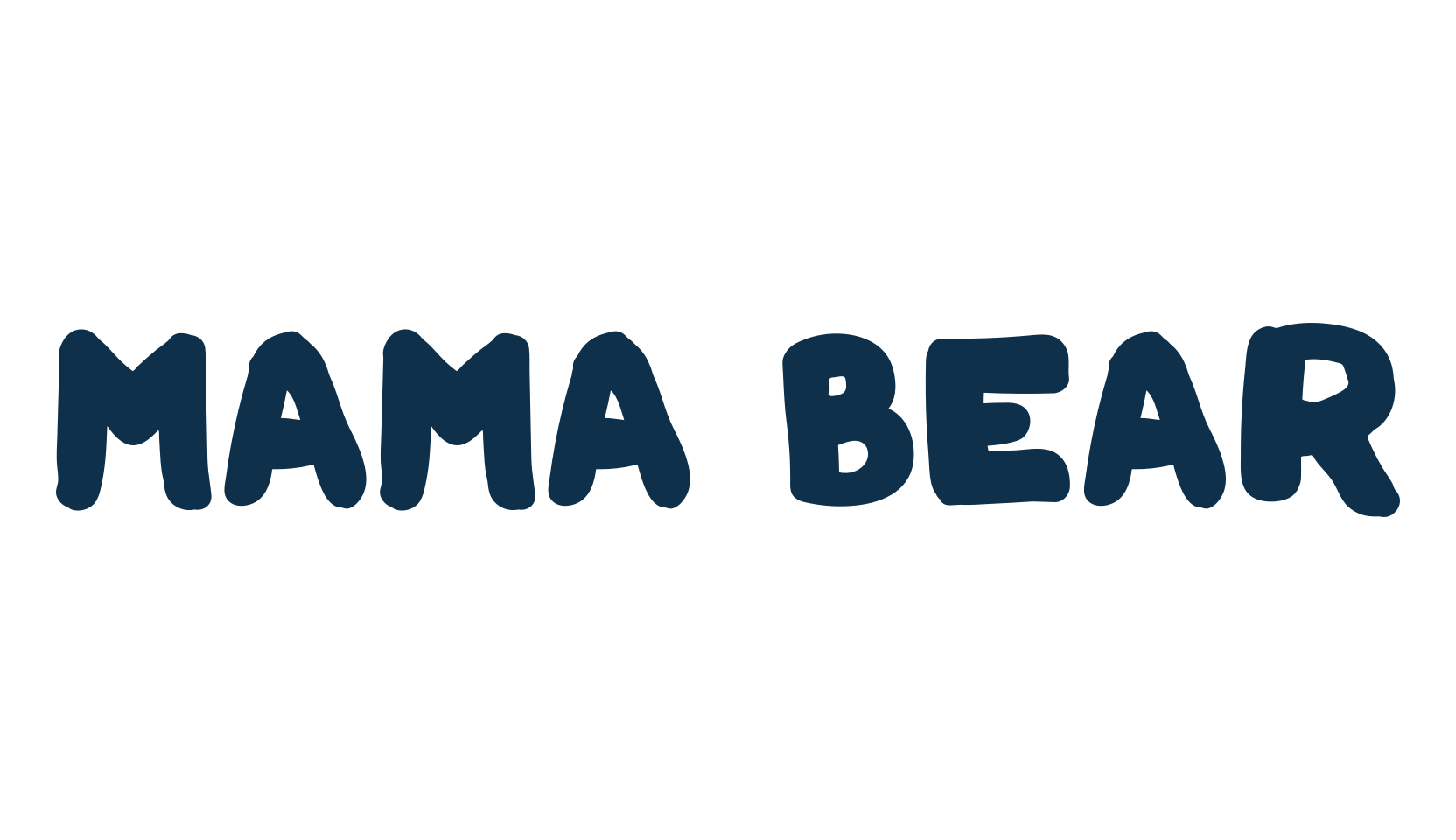 Mama Bear, cartoon font preview
