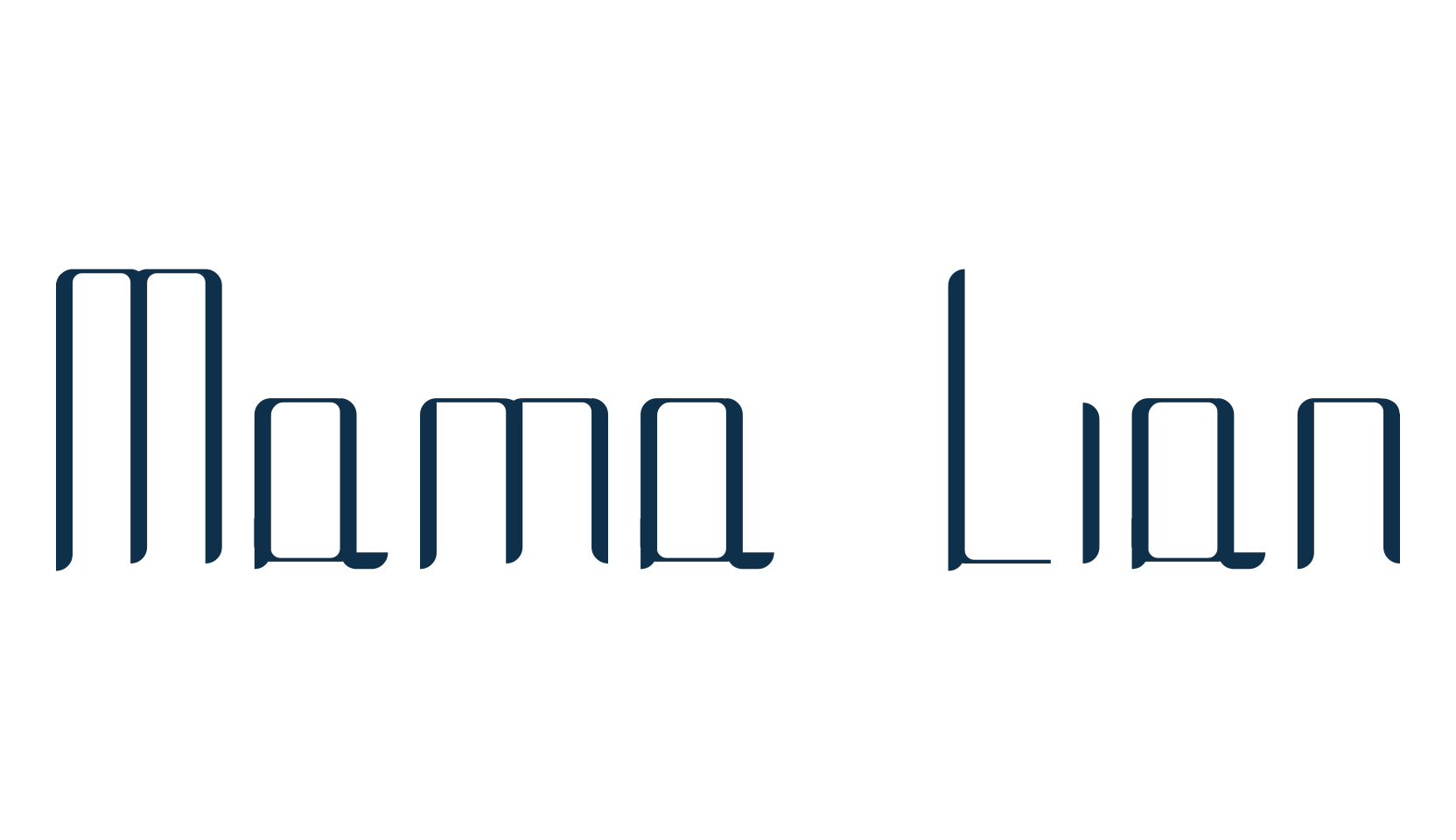 Mama Lian, various font preview