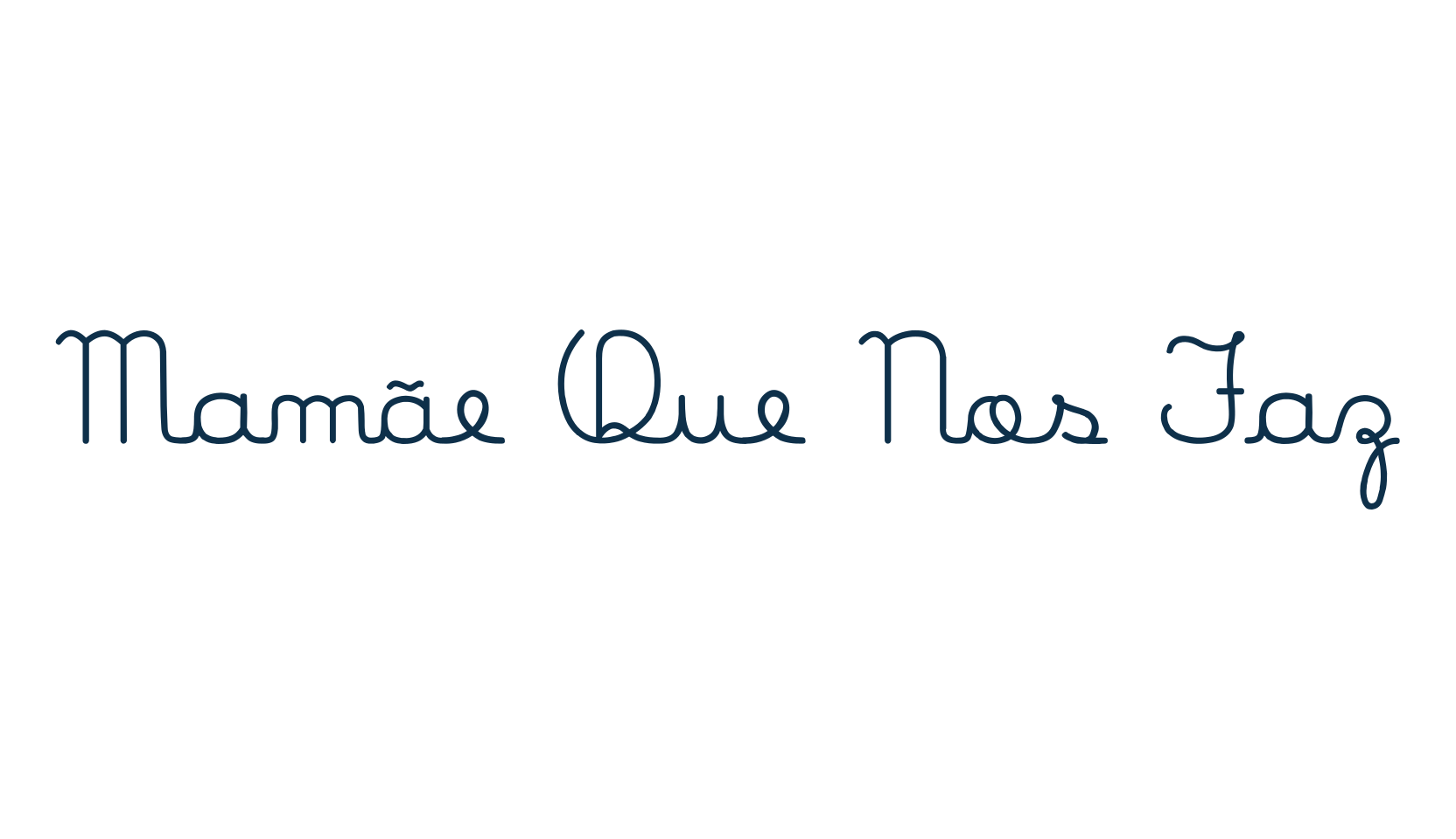 Mamãe Que Nos Faz, school font preview