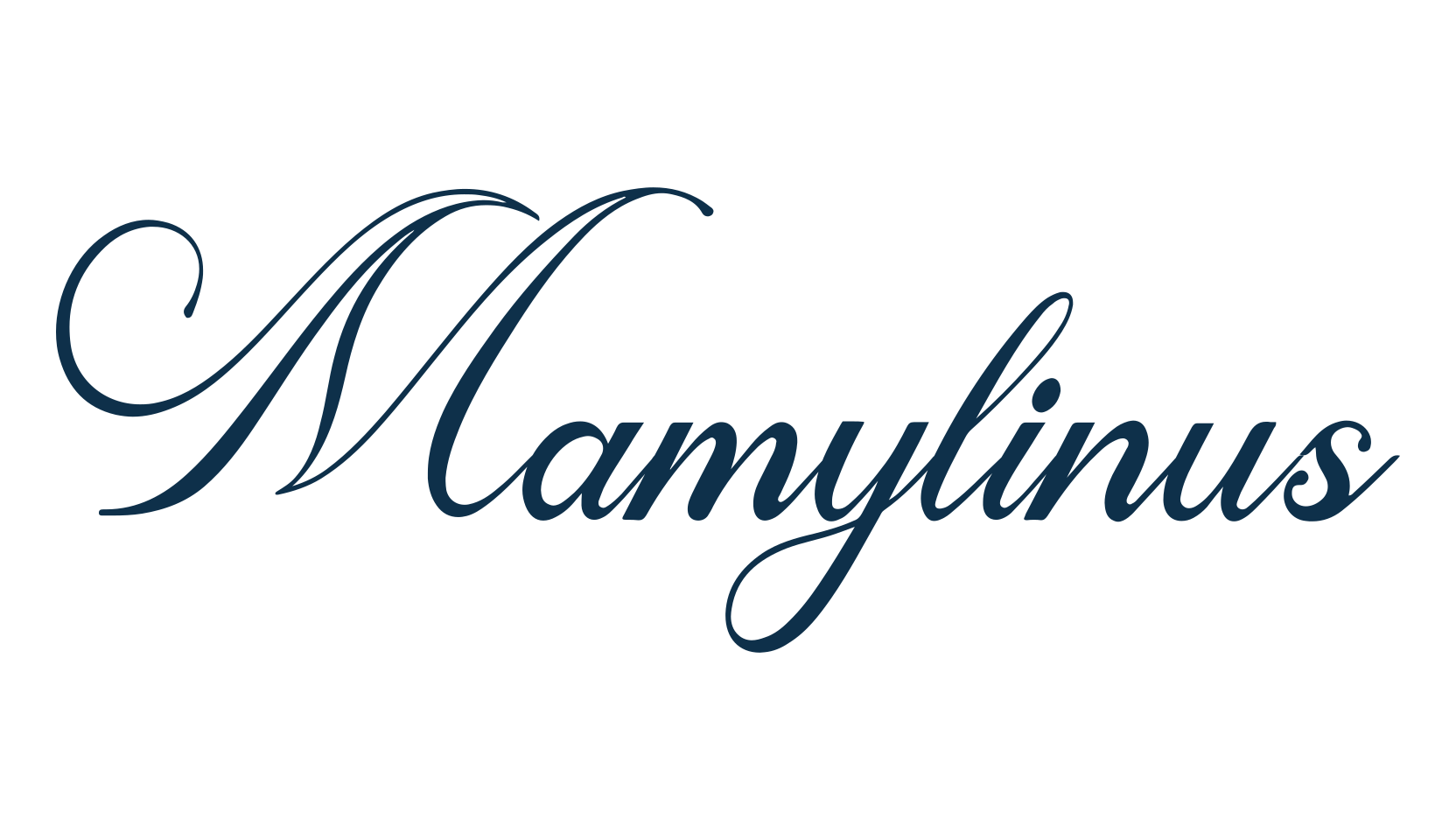 Mamylinus, calligraphy font preview