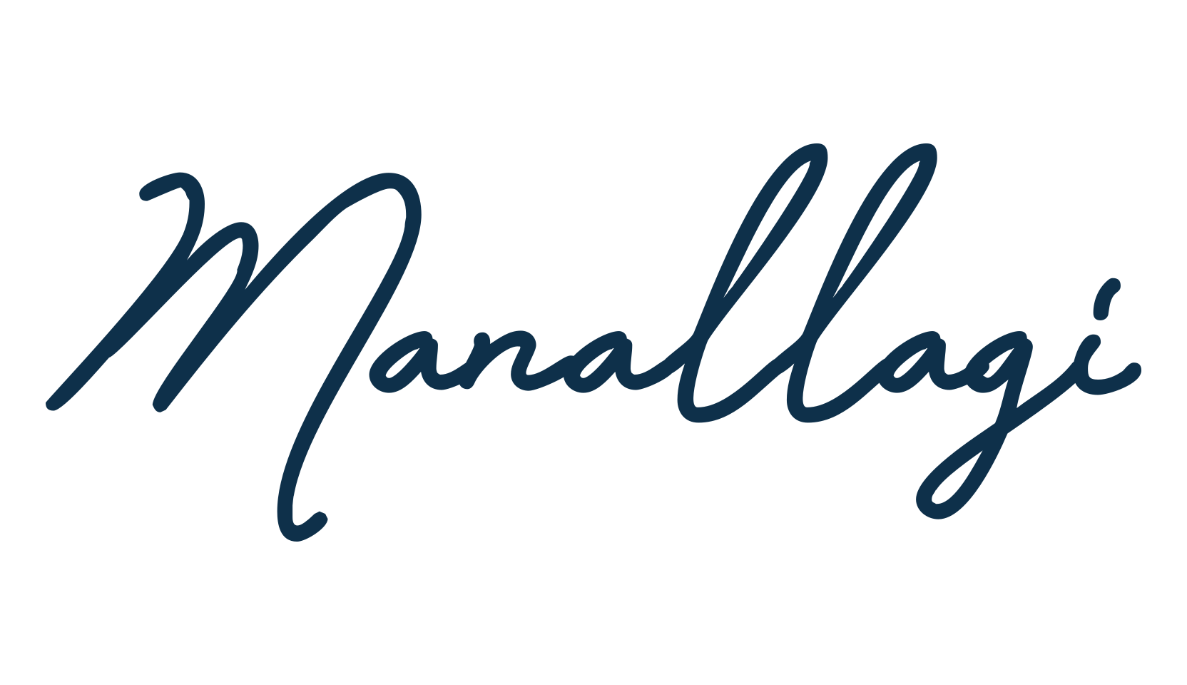 Manallagi, handwriting font preview