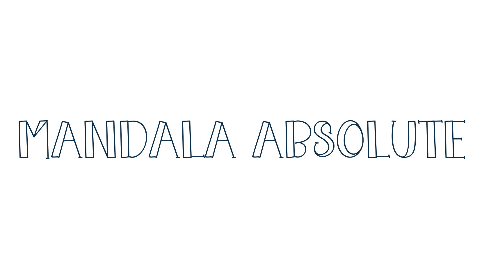 Mandala Absolute, various font preview