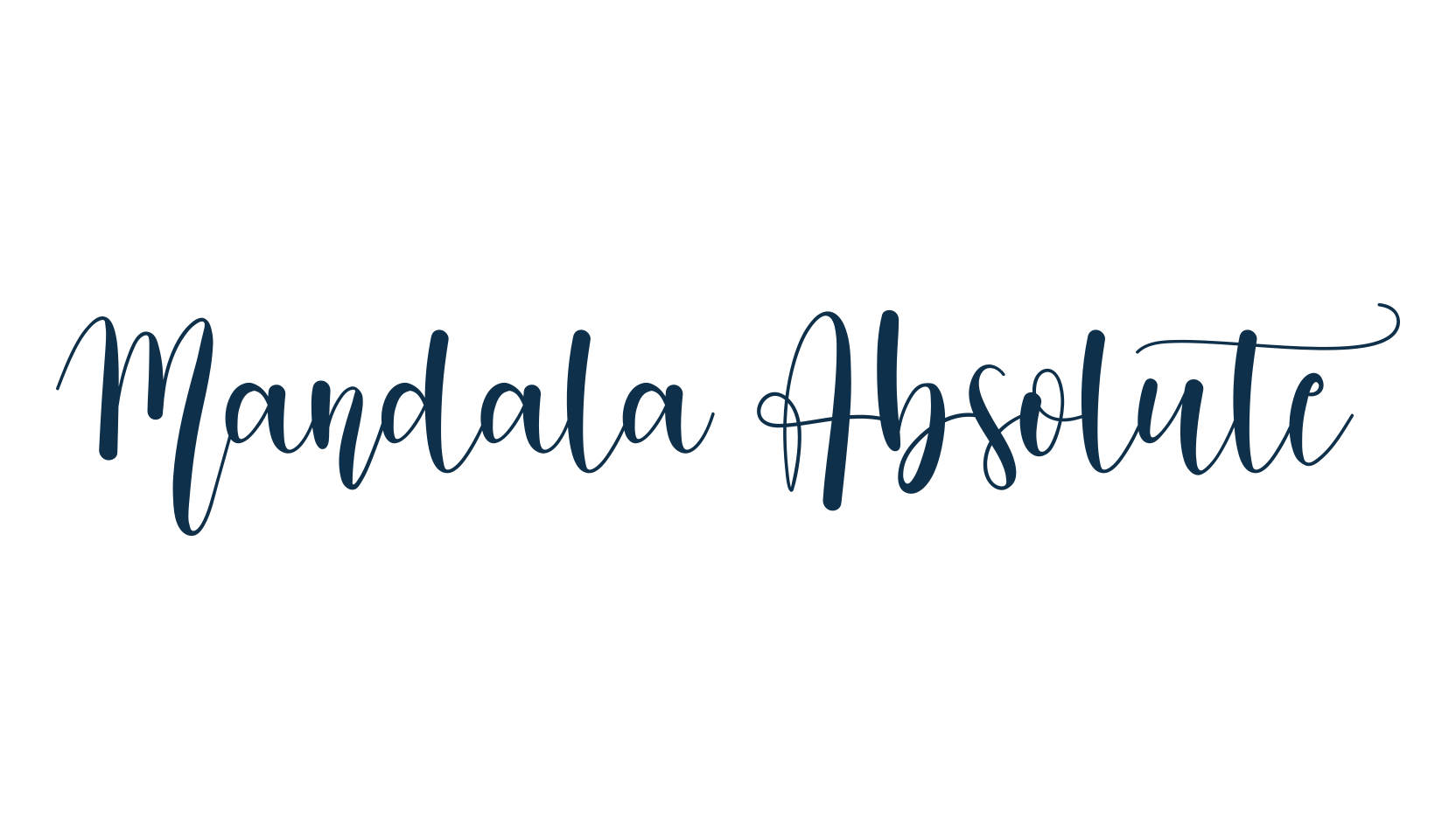 Mandala Absolute (mandala-absolute), calligraphy font preview