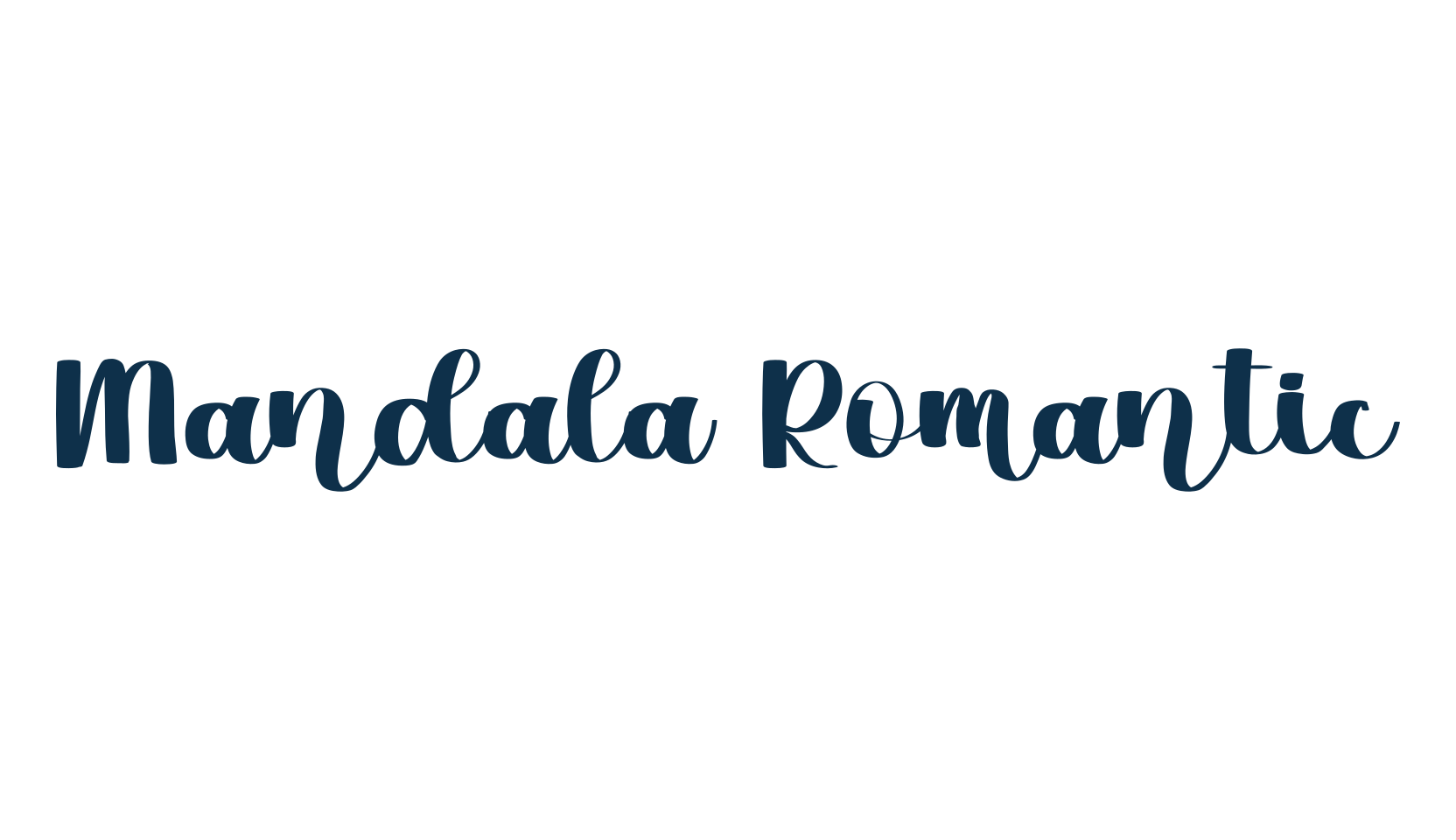 Mandala Romantic (mandala-romantic-2), fancy decorative font preview