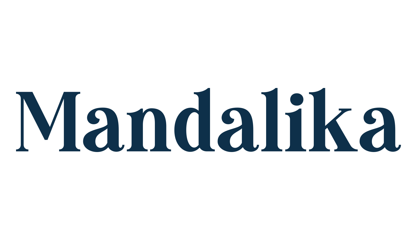 Mandalika, serif font preview