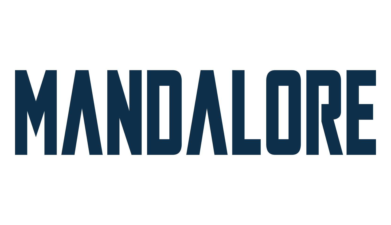 Mandalore, sci-fi font preview