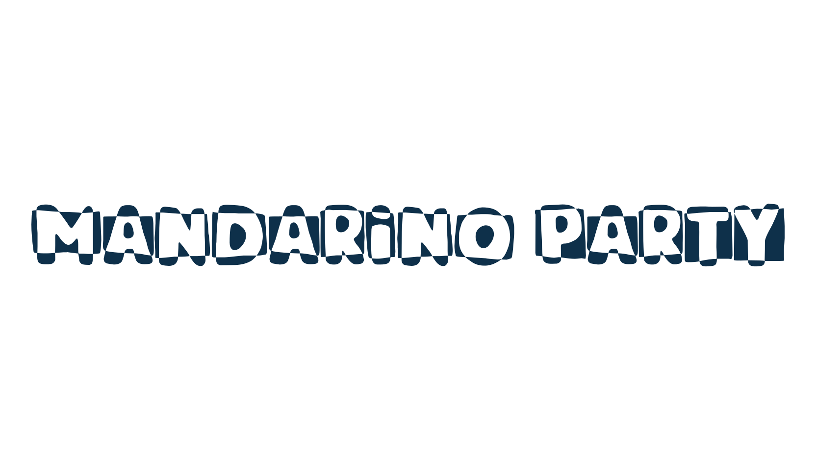 Mandarino Party, fancy decorative font preview
