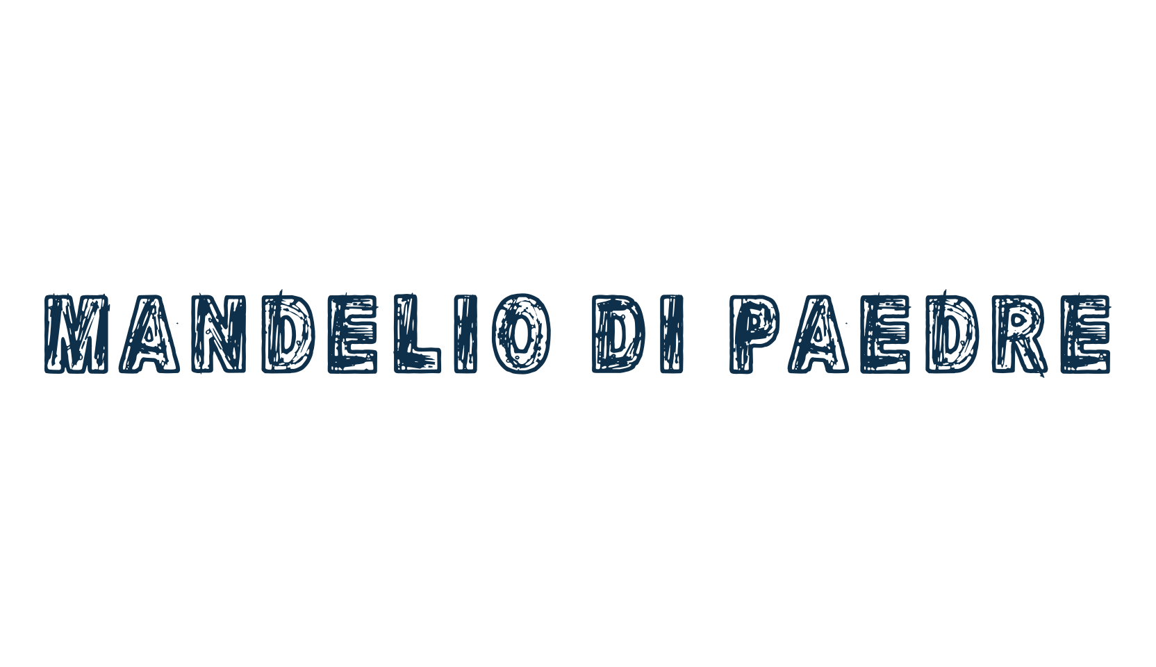 Mandelio Di Paedre, fancy destroy decorative font preview