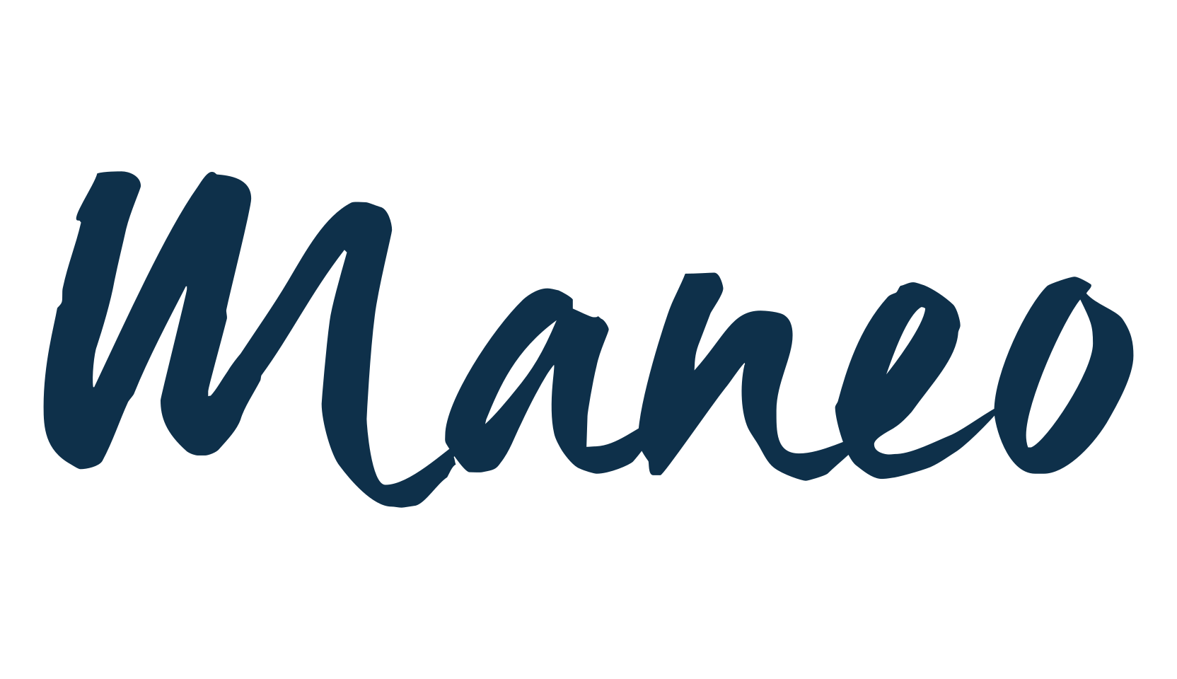 Maneo, script handwritten fancy decorative calligraphy font preview