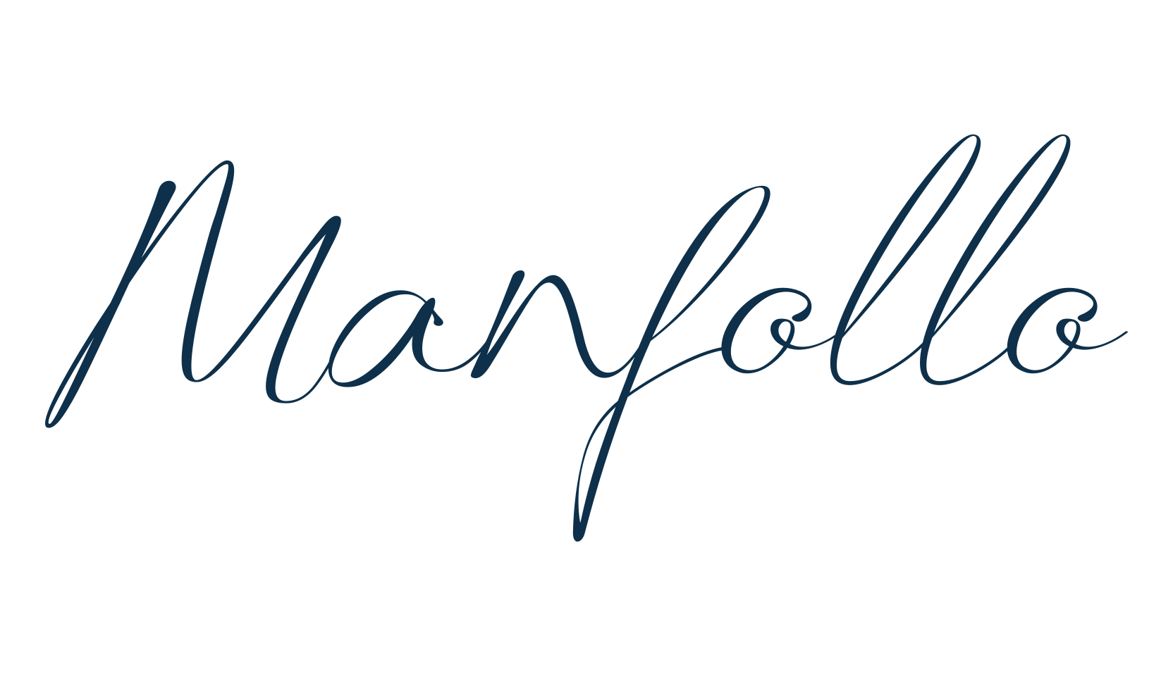 Manfollo, script handwritten fancy decorative calligraphy font preview