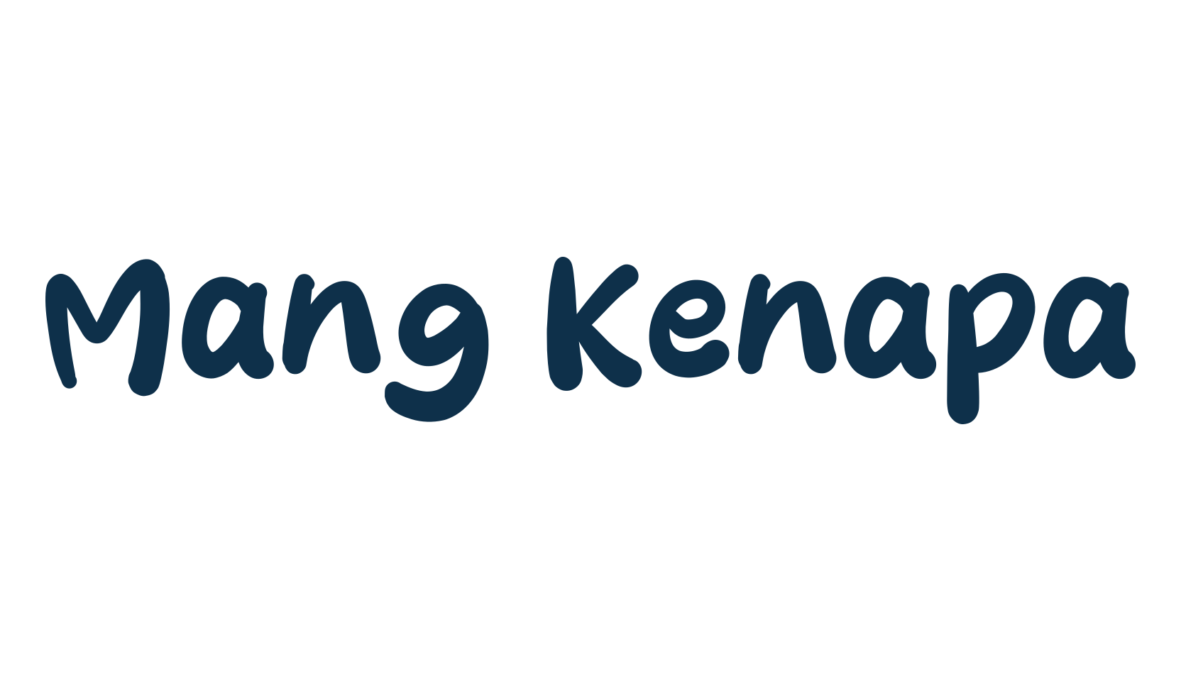 Mang Kenapa, cartoon font preview