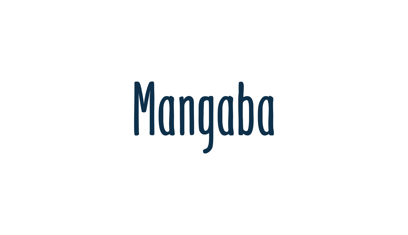 Mangaba, fancy various decorative script calligraphy font preview
