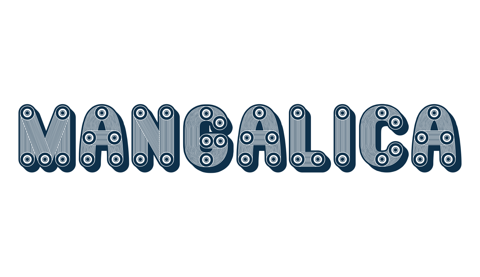Mangalica, fancy decorative font preview