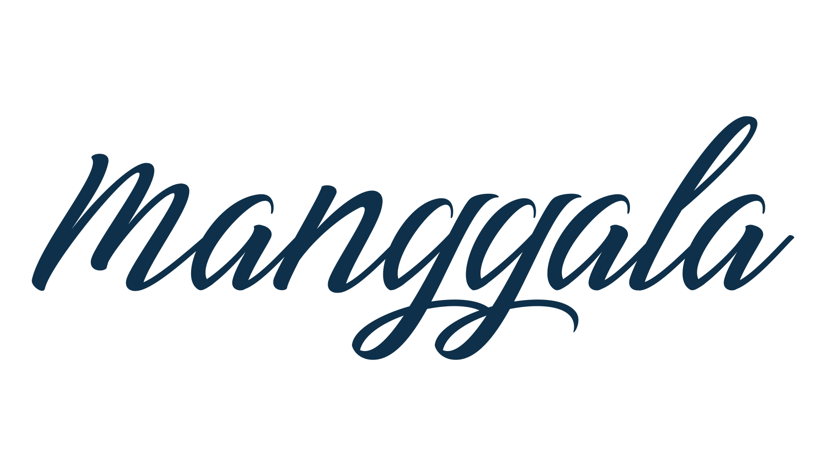 Manggala, fancy various decorative script calligraphy font preview