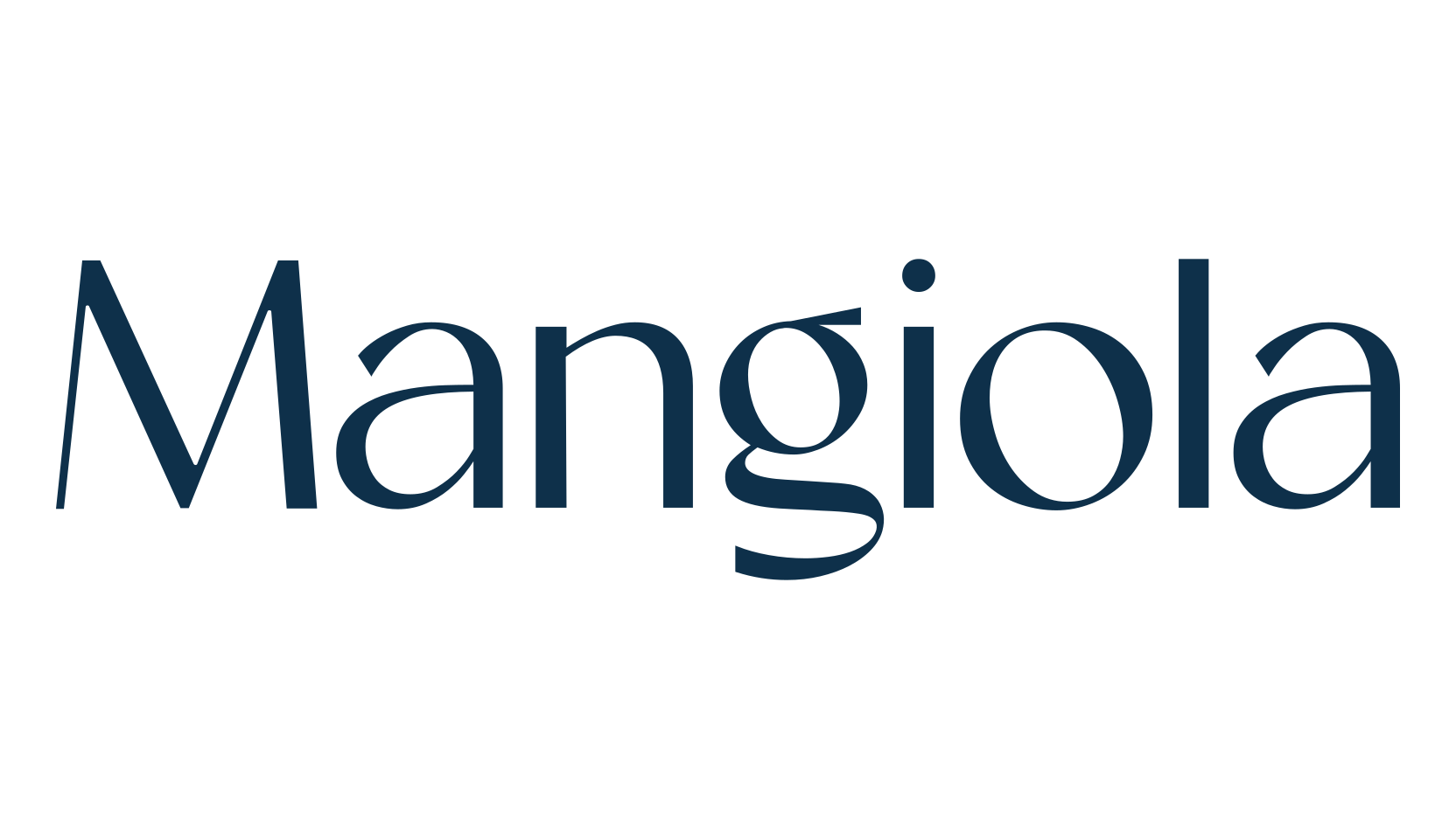Mangiola, sans serif font preview