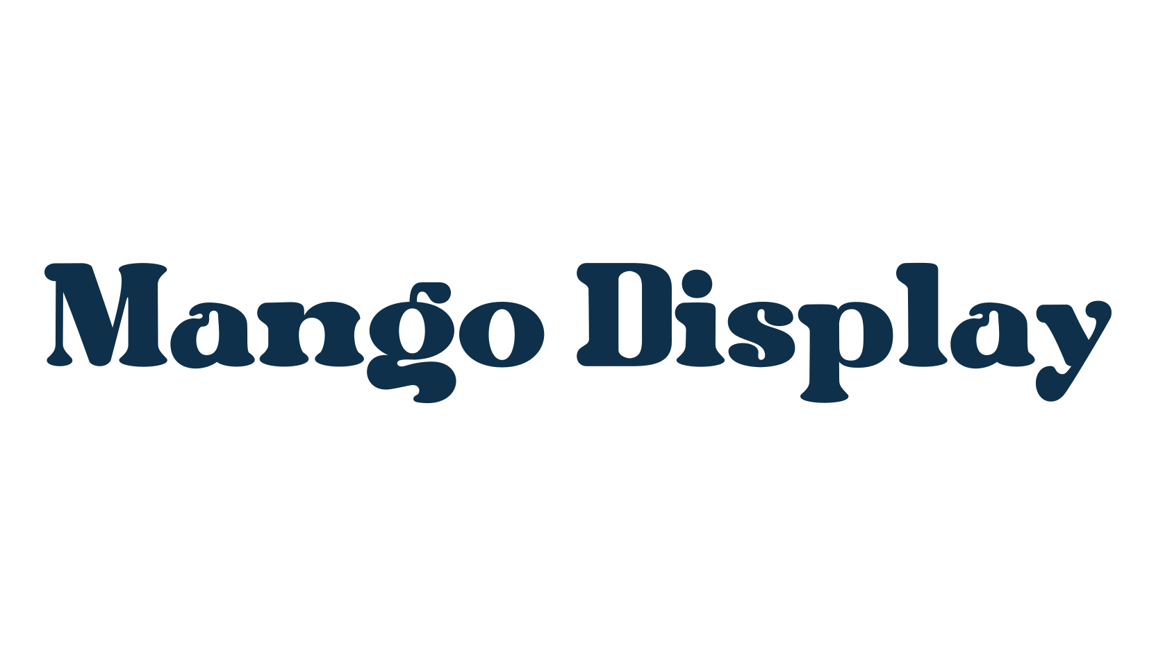 Mango Display, fancy retro decorative font preview