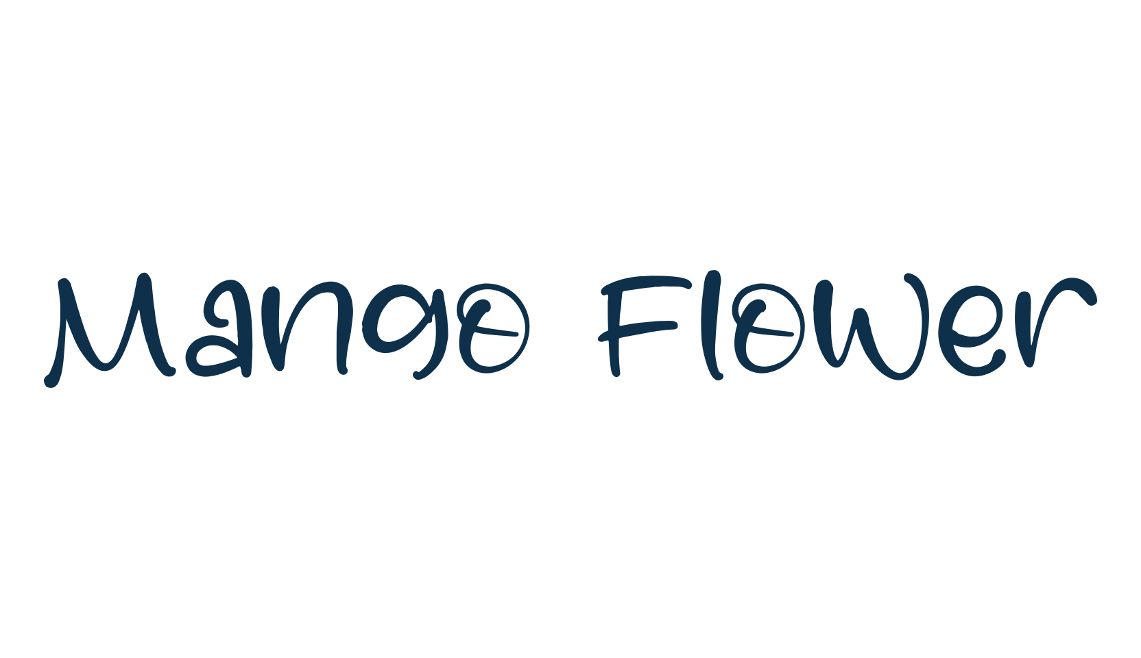 Mango Flower, script handwritten fancy decorative calligraphy font preview
