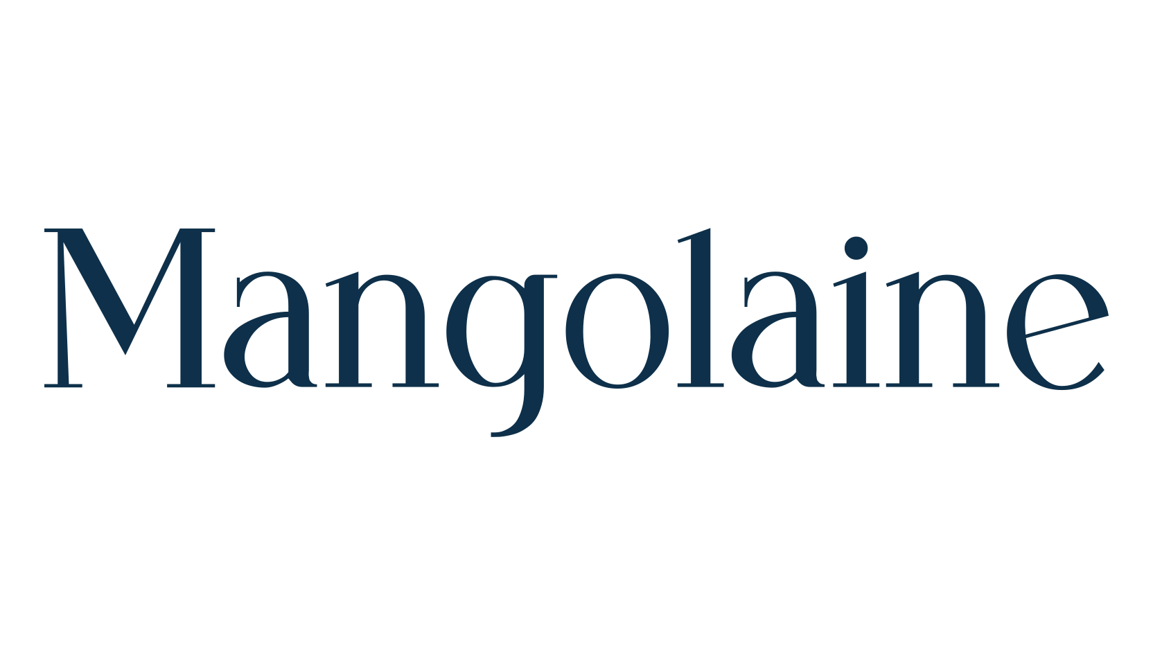 Mangolaine, serif font preview