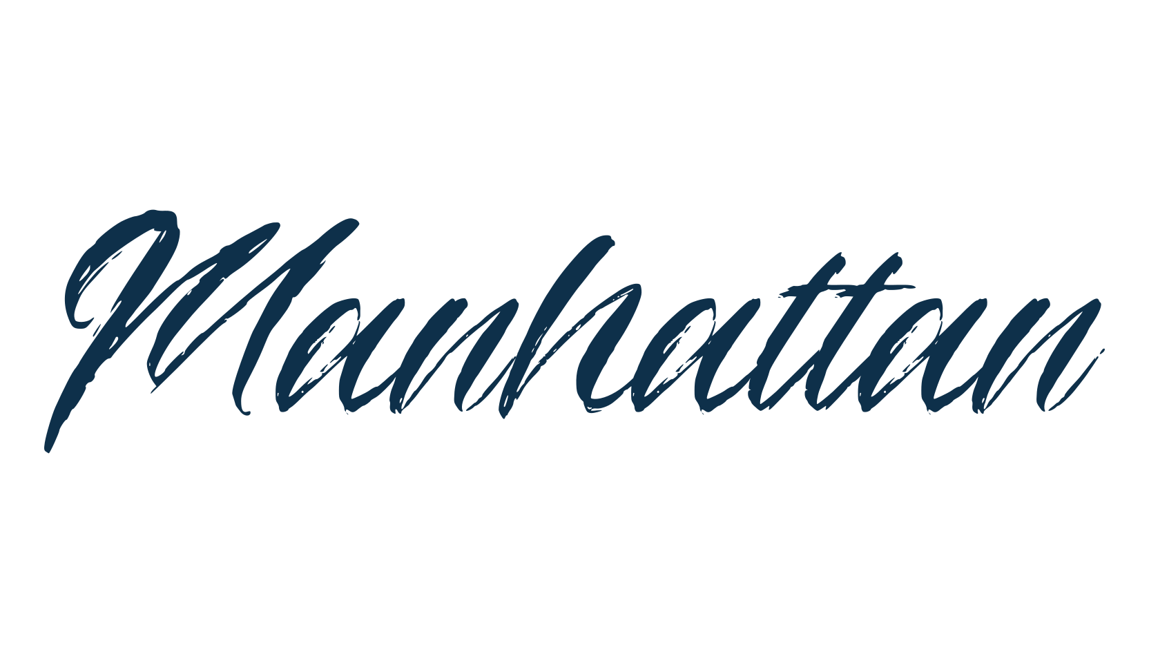 Manhattan (manhattan-3), fancy decorative font preview