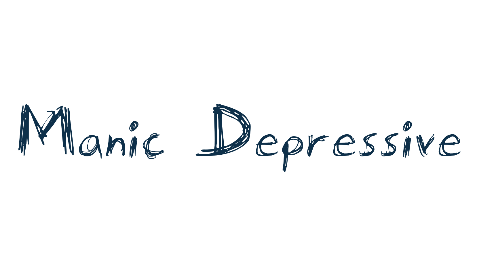 Manic Depressive, script trash fancy decorative calligraphy font preview