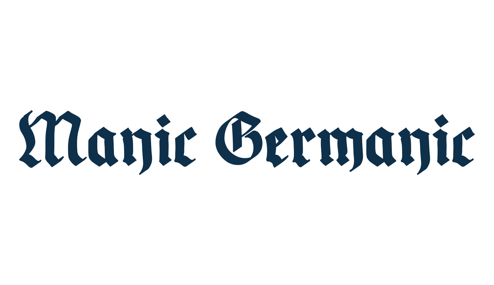 Manic Germanic, gothic medieval font preview