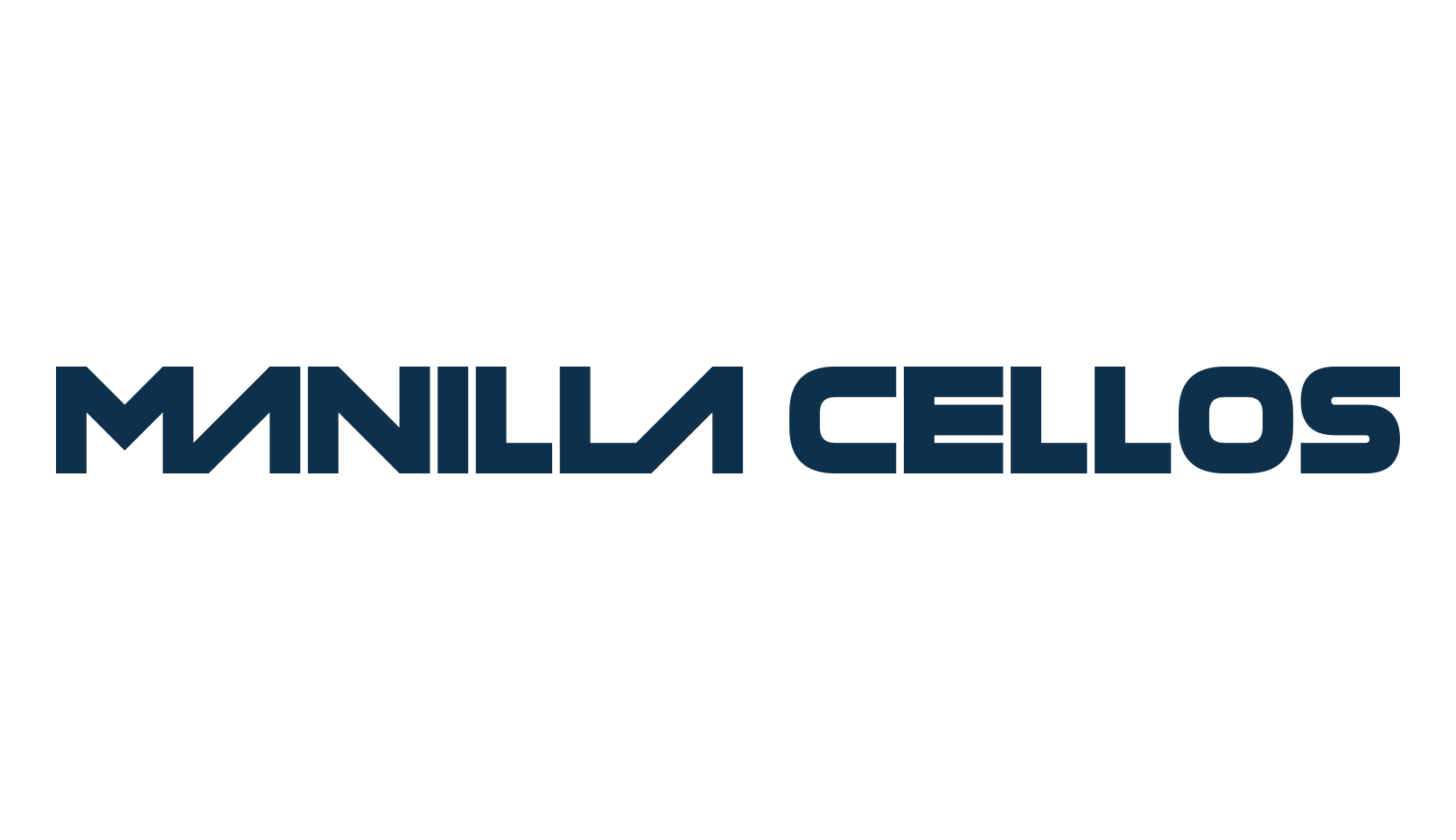 Manilla Cellos, techno sci-fi font preview