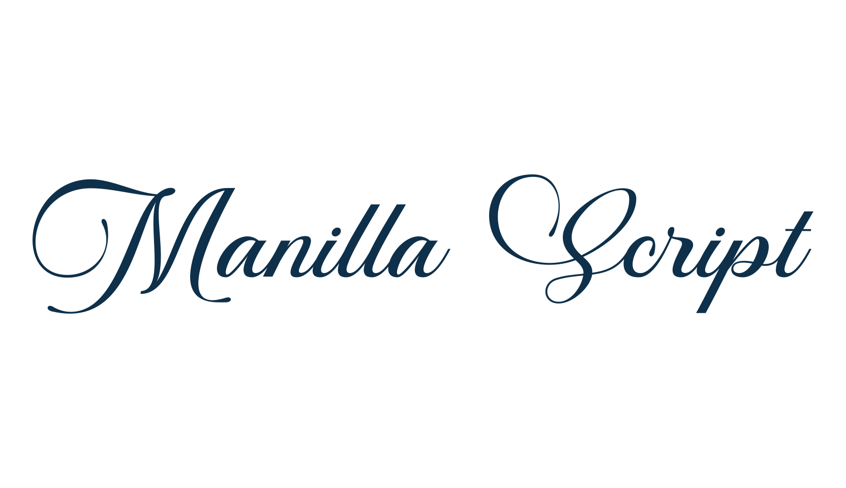 Manilla Script (manilla-script-2), script calligraphy fancy decorative font preview