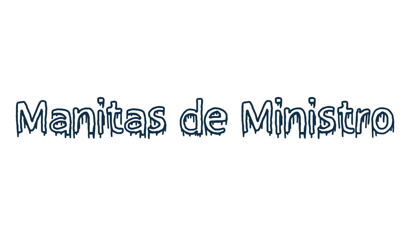 Manitas de Ministro, holiday halloween fancy decorative horror font preview