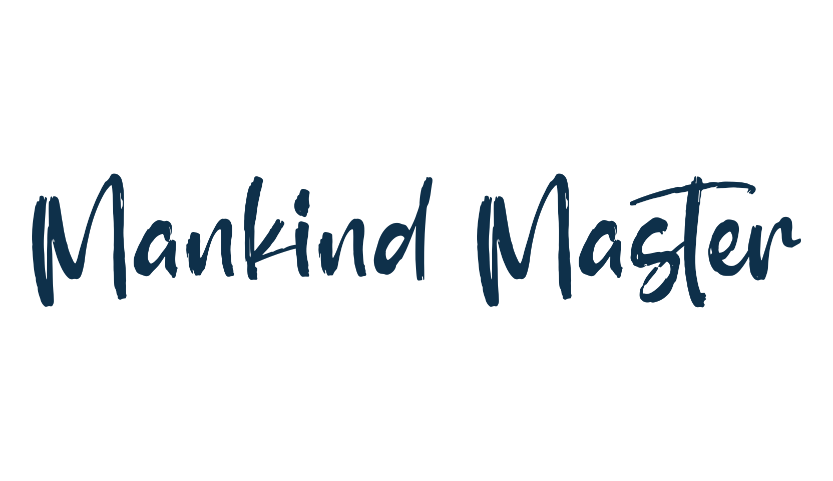 Mankind Master, script brush fancy decorative calligraphy font preview
