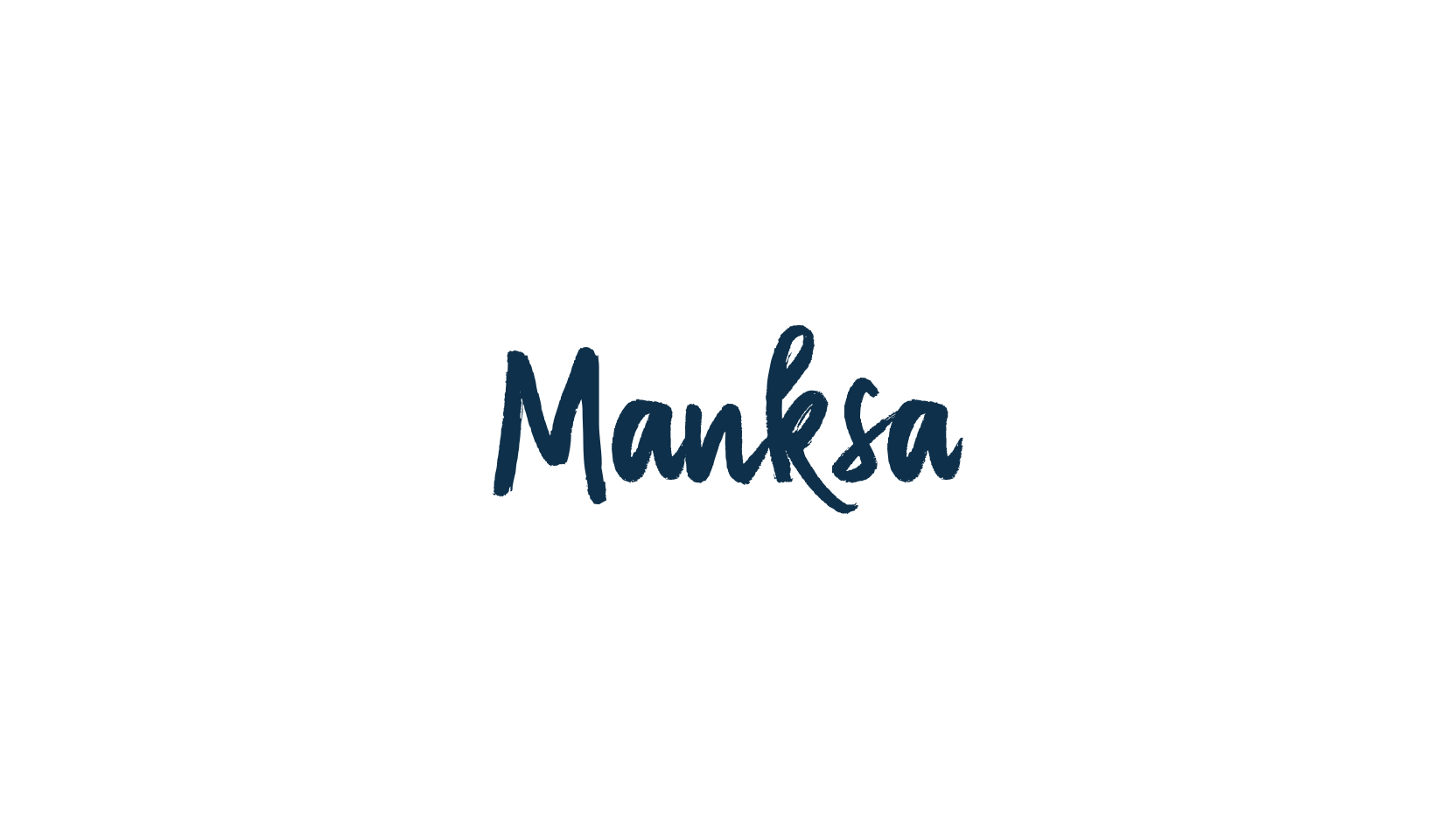Manksa, script brush fancy decorative calligraphy font preview
