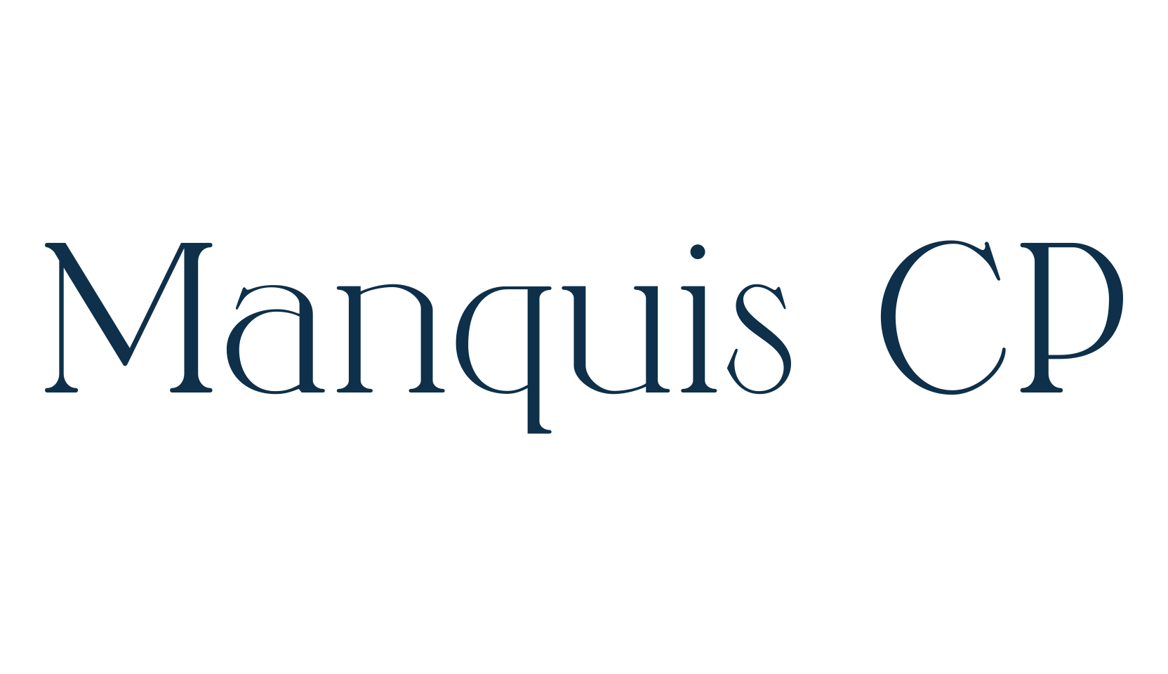 Manquis CP, fancy retro decorative font preview