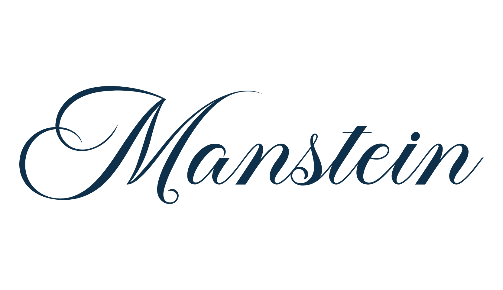 Manstein, calligraphy font preview