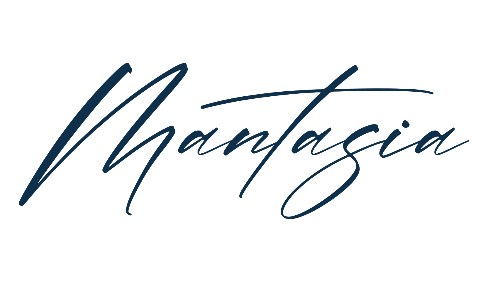 Mantasia, handwriting font preview