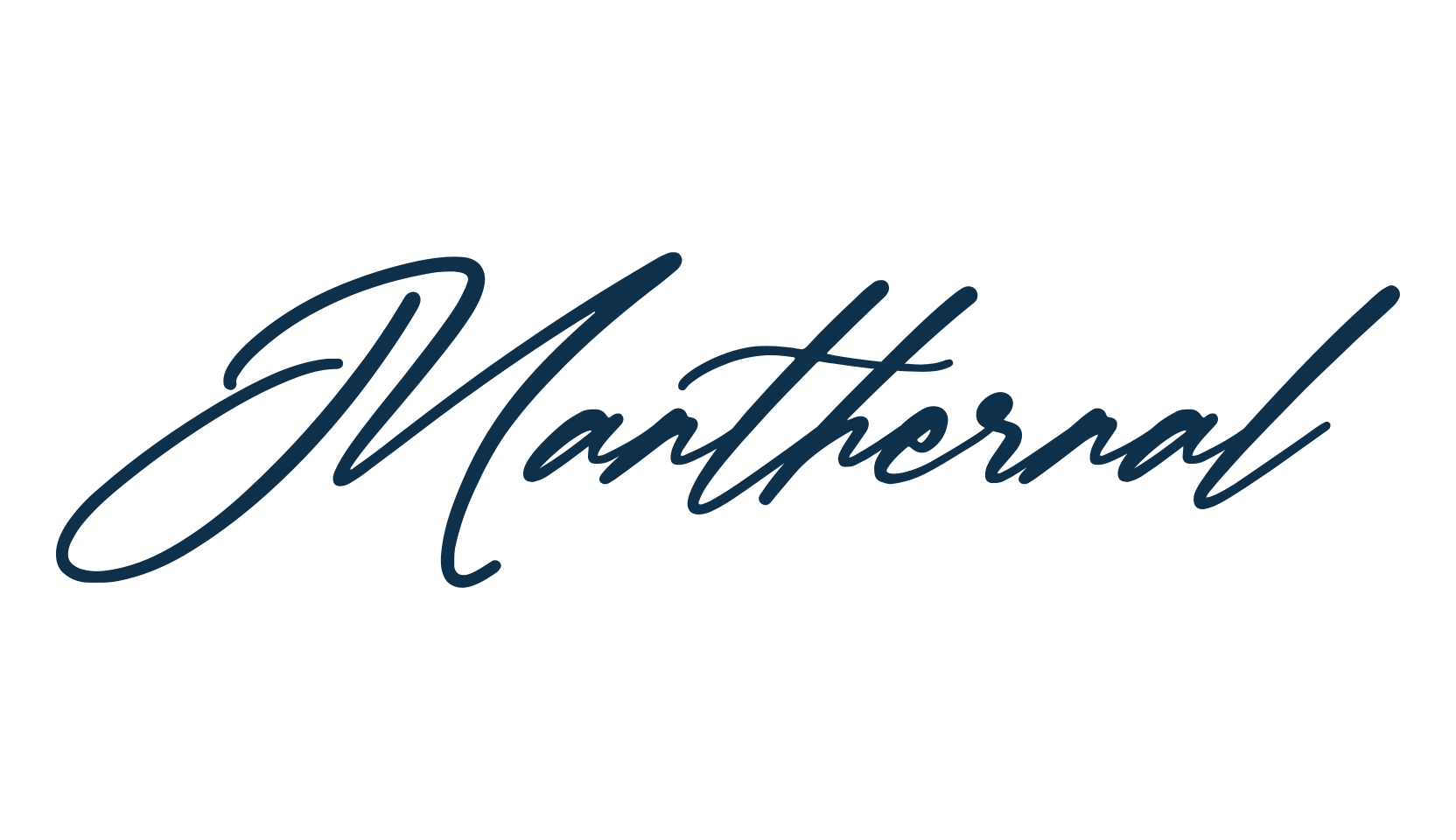 Manthernal, handwriting font preview