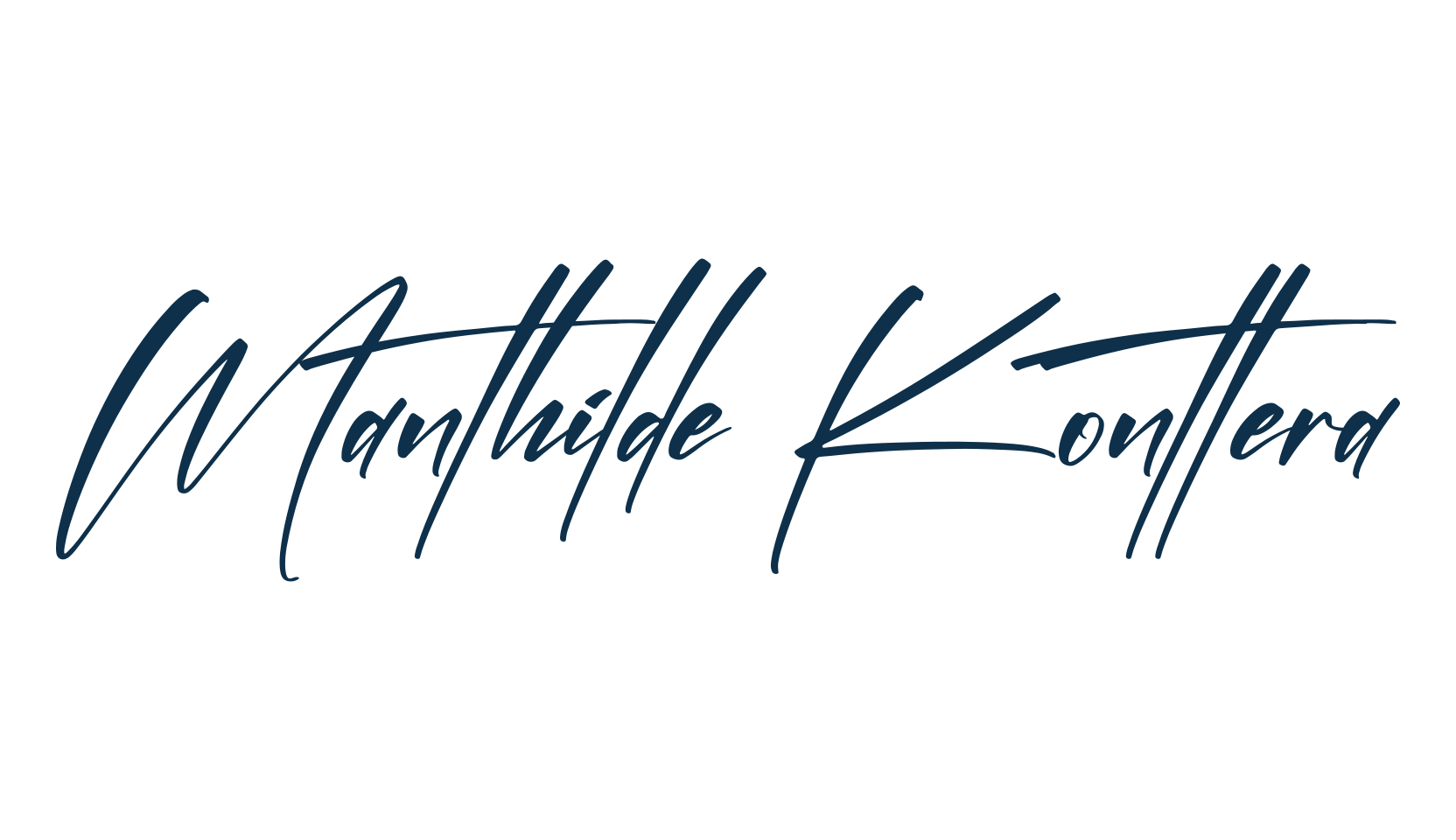 Manthilde Konttera, script handwritten fancy decorative calligraphy font preview