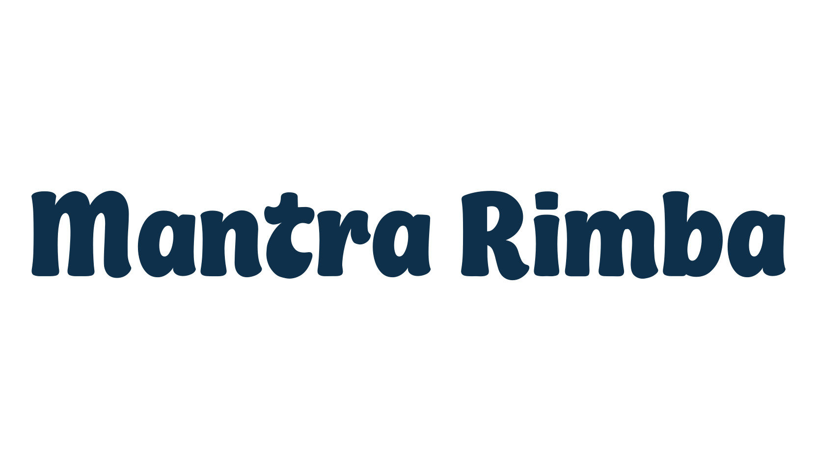 Mantra Rimba, groovy font preview